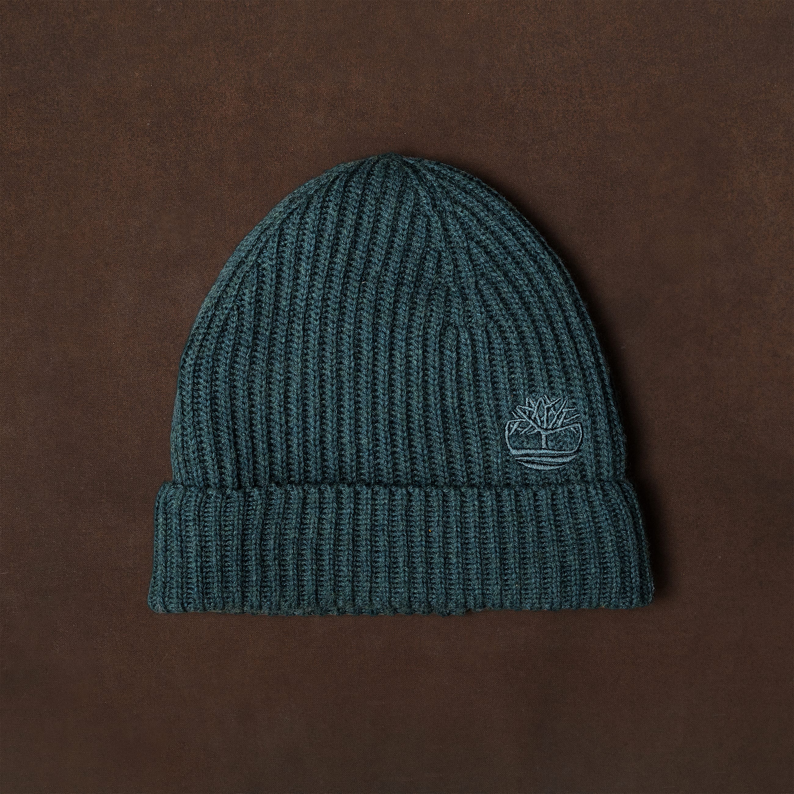 Bonnet en laine mlange en vert fonc TBL Verte MKTG1