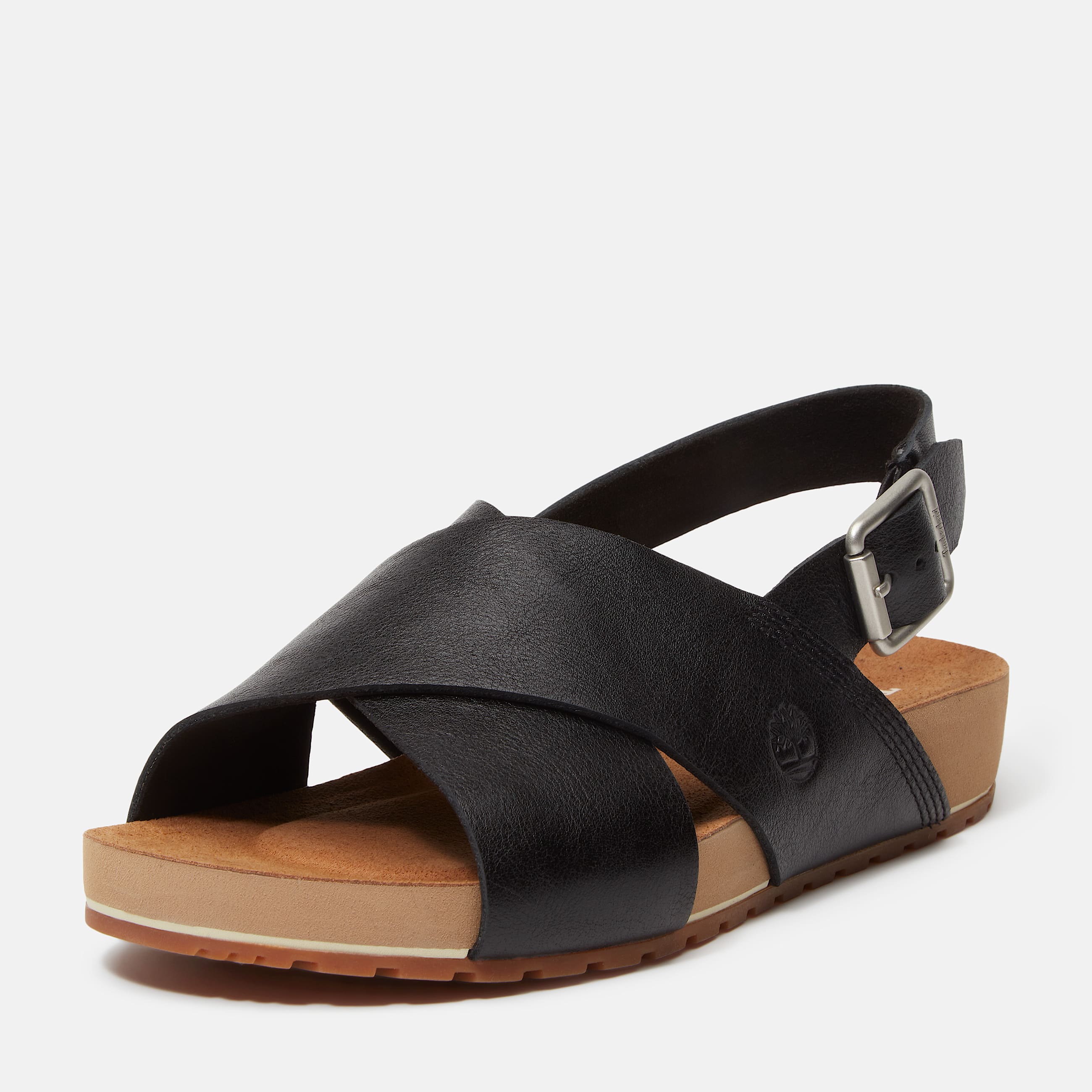 Malibu Waves BasicSandale mit Fersenriemen fr Damen in Schwarz TBL Schwarz ALT9