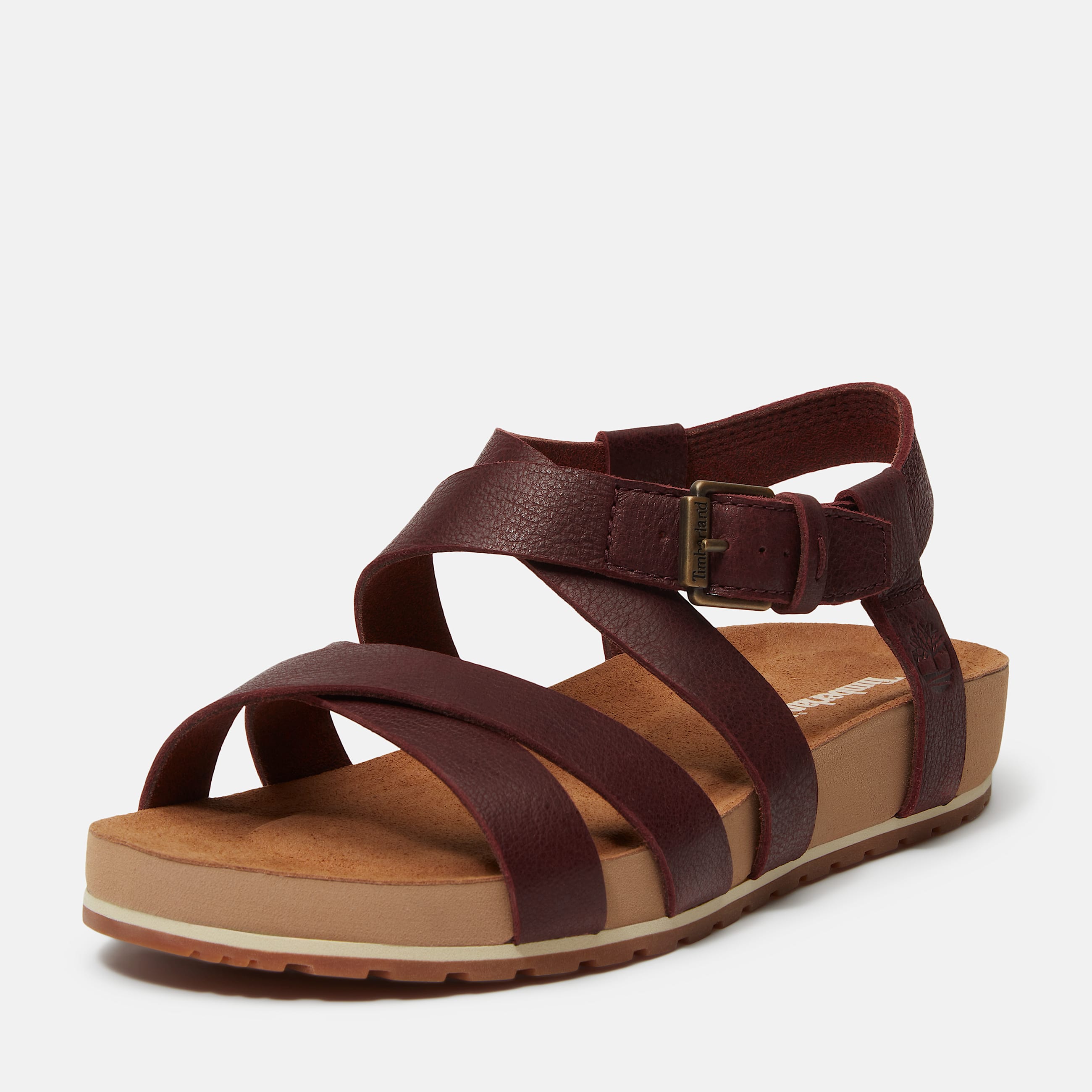 Malibu Waves Sandale mit Fersenriemen fr Damen in Burgunderrot TBL Burgunderrot ALT9