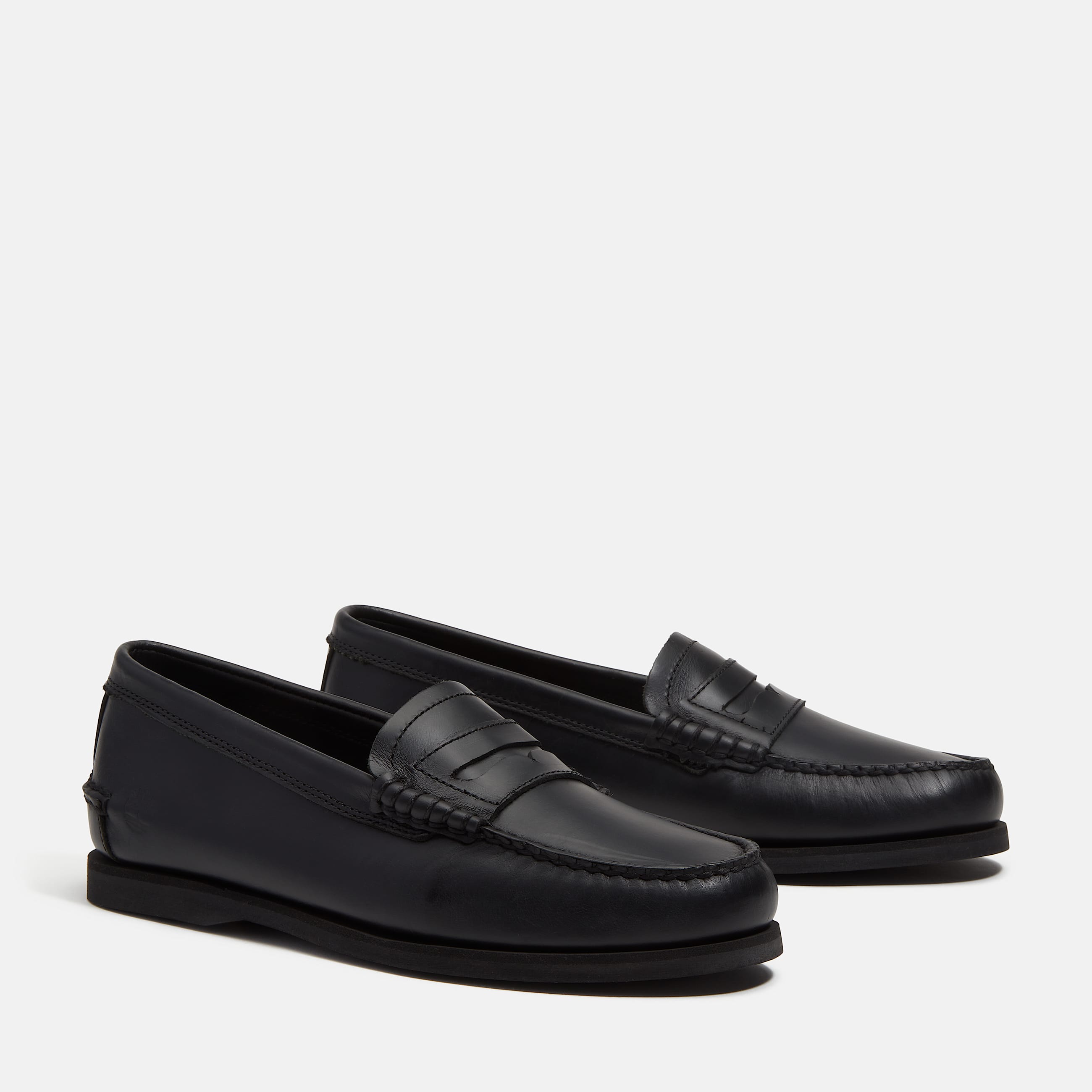Timberland Classic Boat Loafer for Men in Black TBL Black ALT4