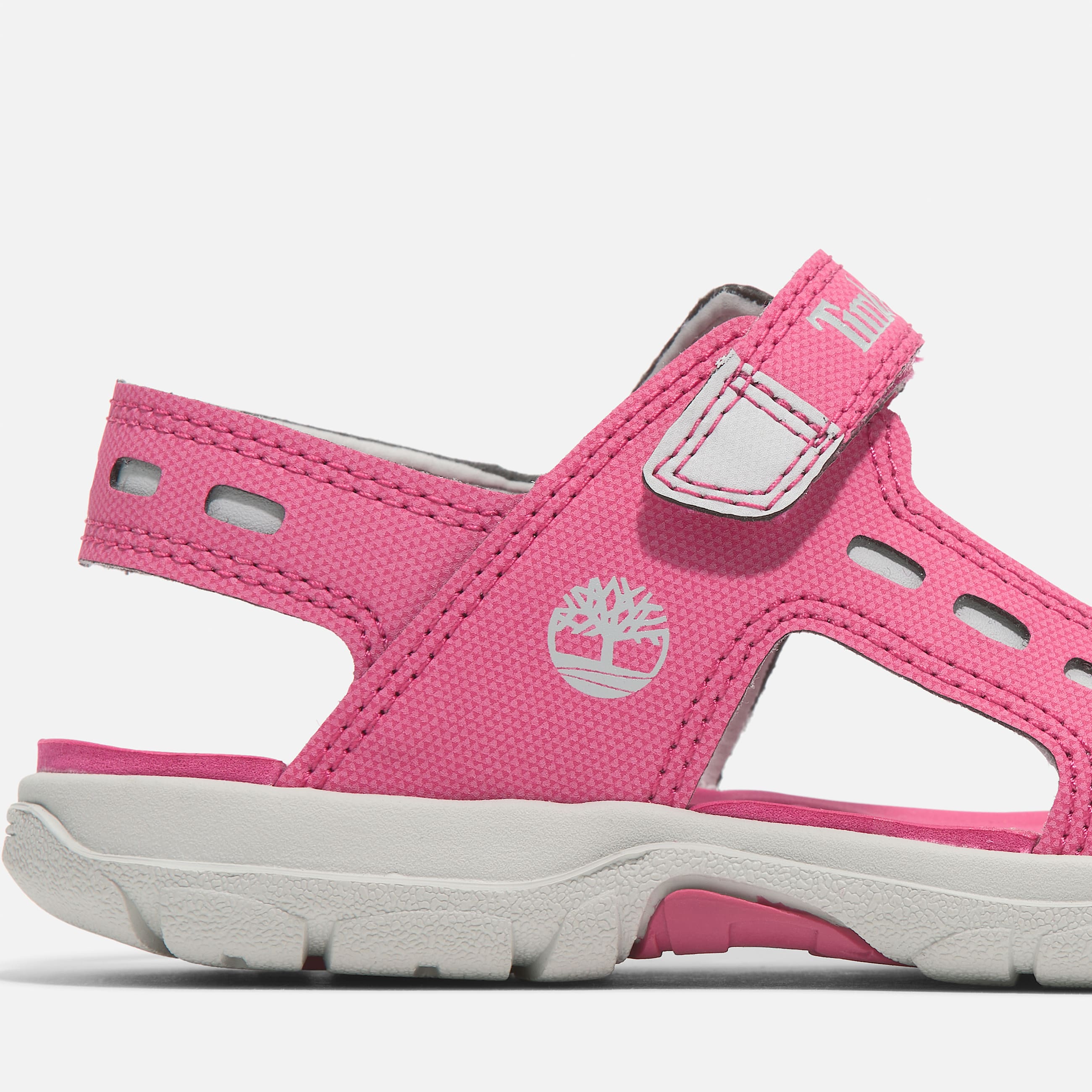 Moss Jump sandal med bagrem til smbrn i pink TBL Lyserd ALT7