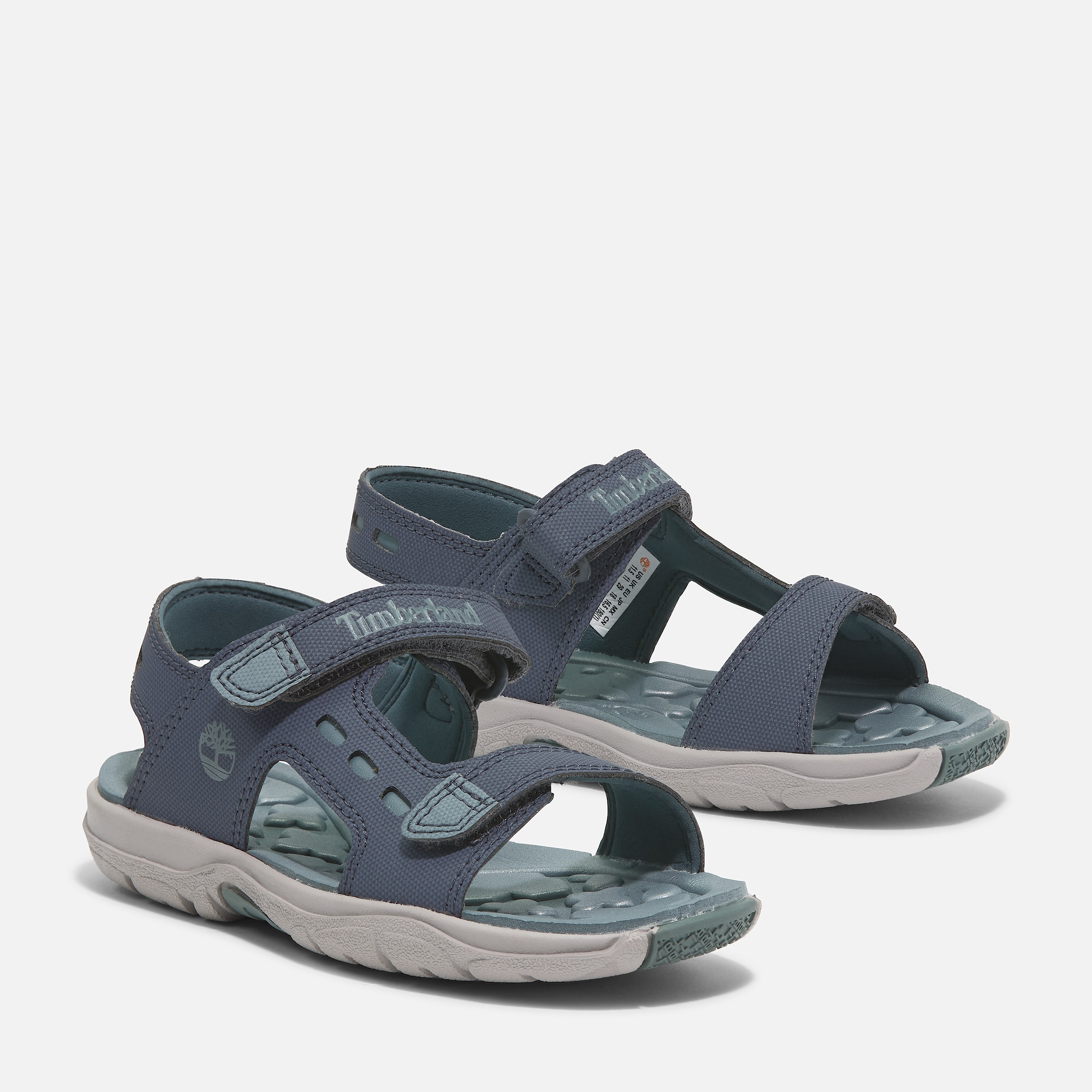 Moss Jump sandal med bagrem til smbrn i mrkebl TBL Bl ALT4