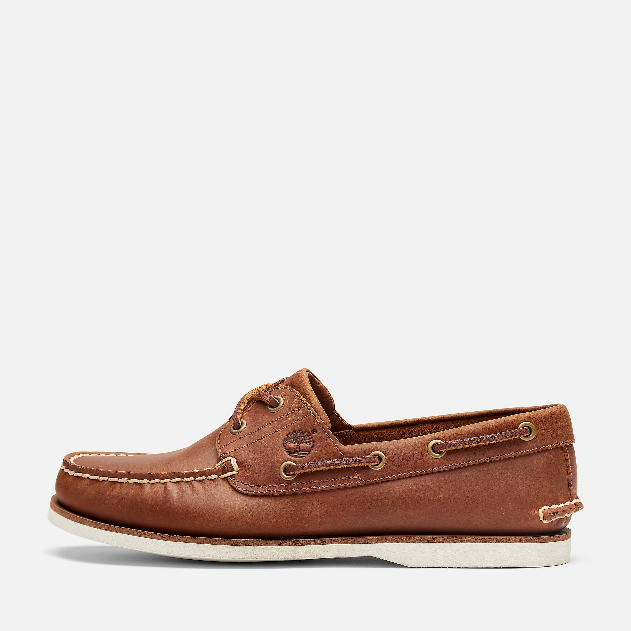 Chaussure bateau classique  2 illets pour homme en marron TBL marron ALT8