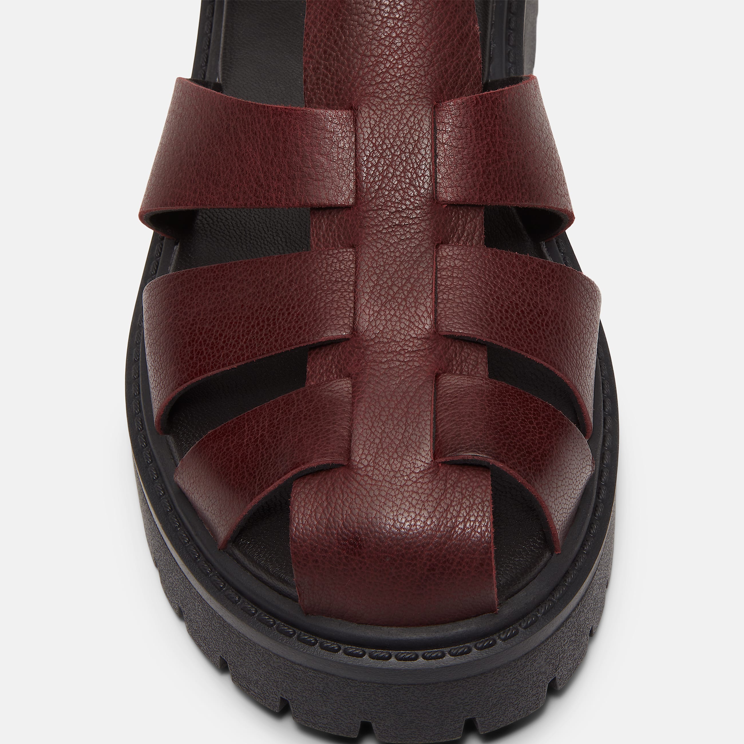 Sandale  plateforme Stone Street Fisherman pour femme en bordeaux TBL bordeaux ALT8