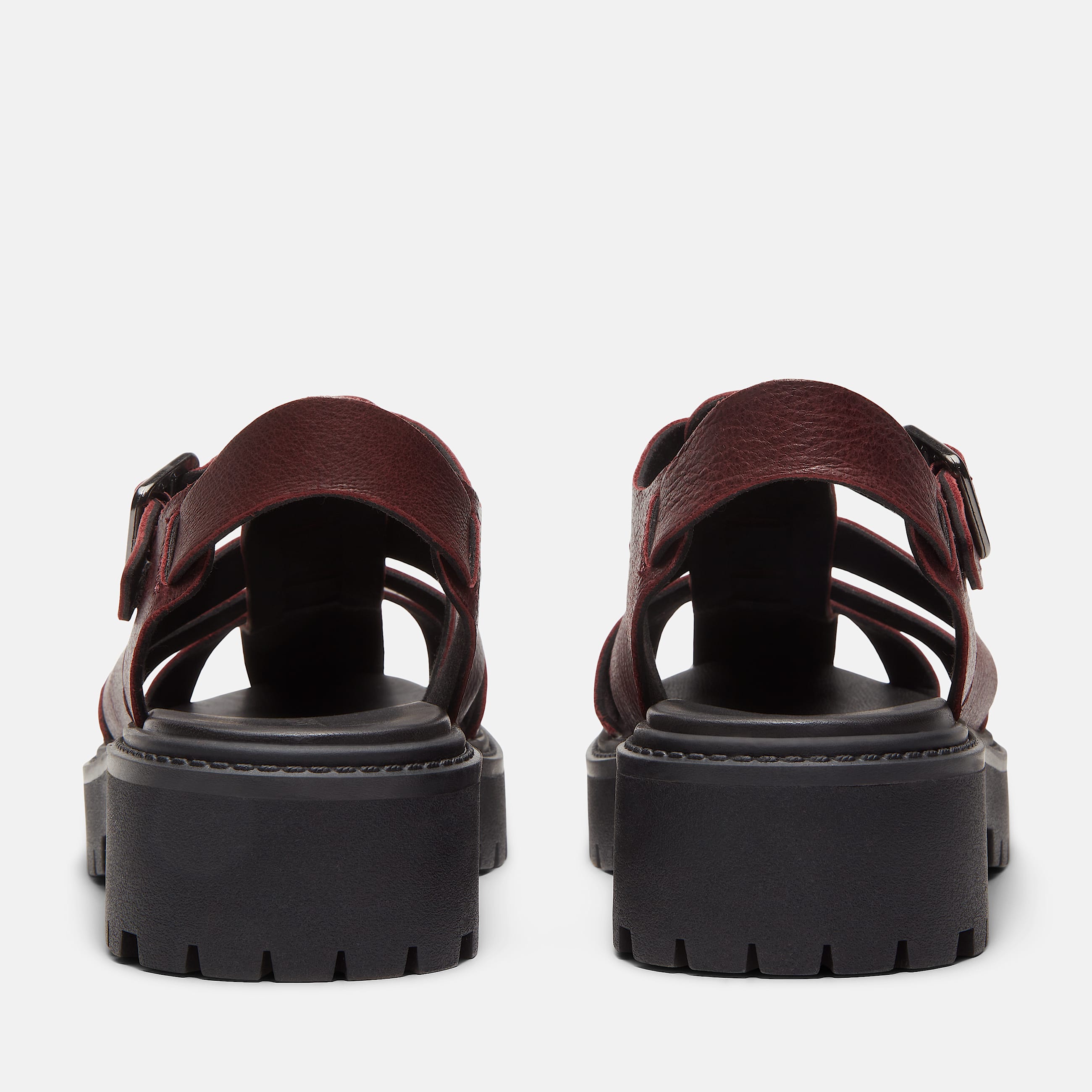 Stone Street FishermanSandale mit Plateausohle fr Damen in Burgunderrot TBL Burgunderrot ALT5