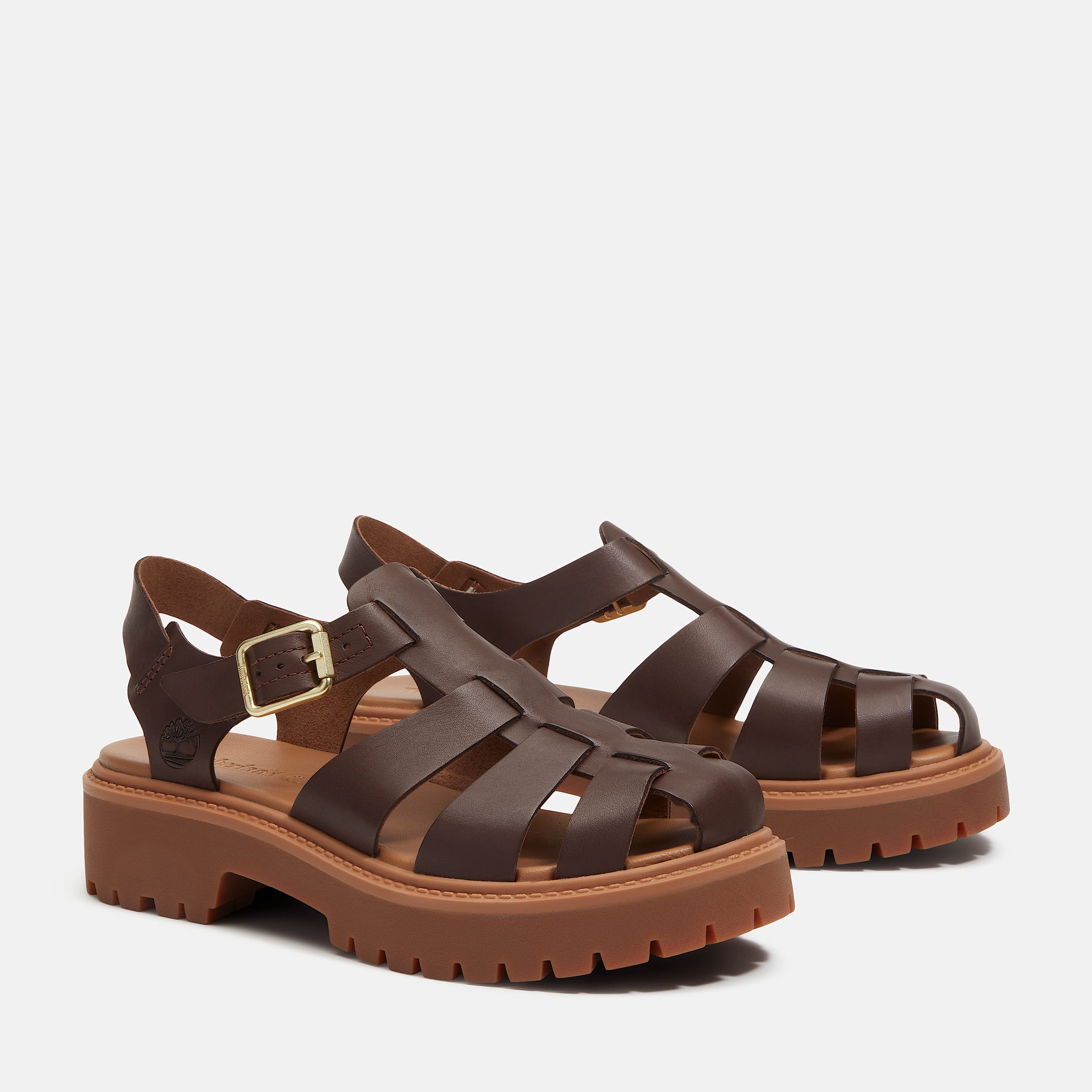 Stone Street FishermanSandale mit Plateausohle fr Damen in Dunkelbraun TBL Braun ALT4