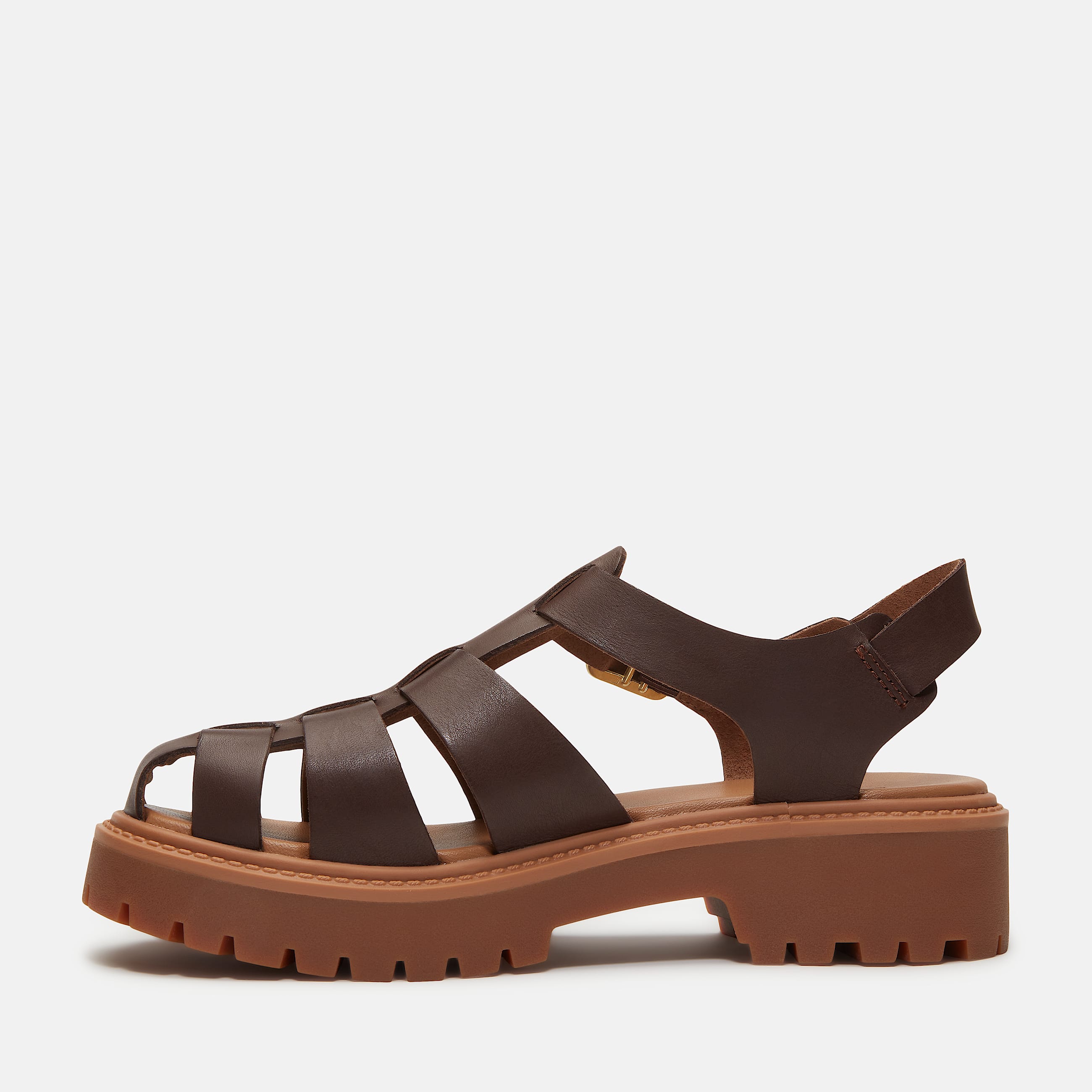 Sandale  plateforme Stone Street Fisherman pour femme en marron fonc TBL marron ALT6