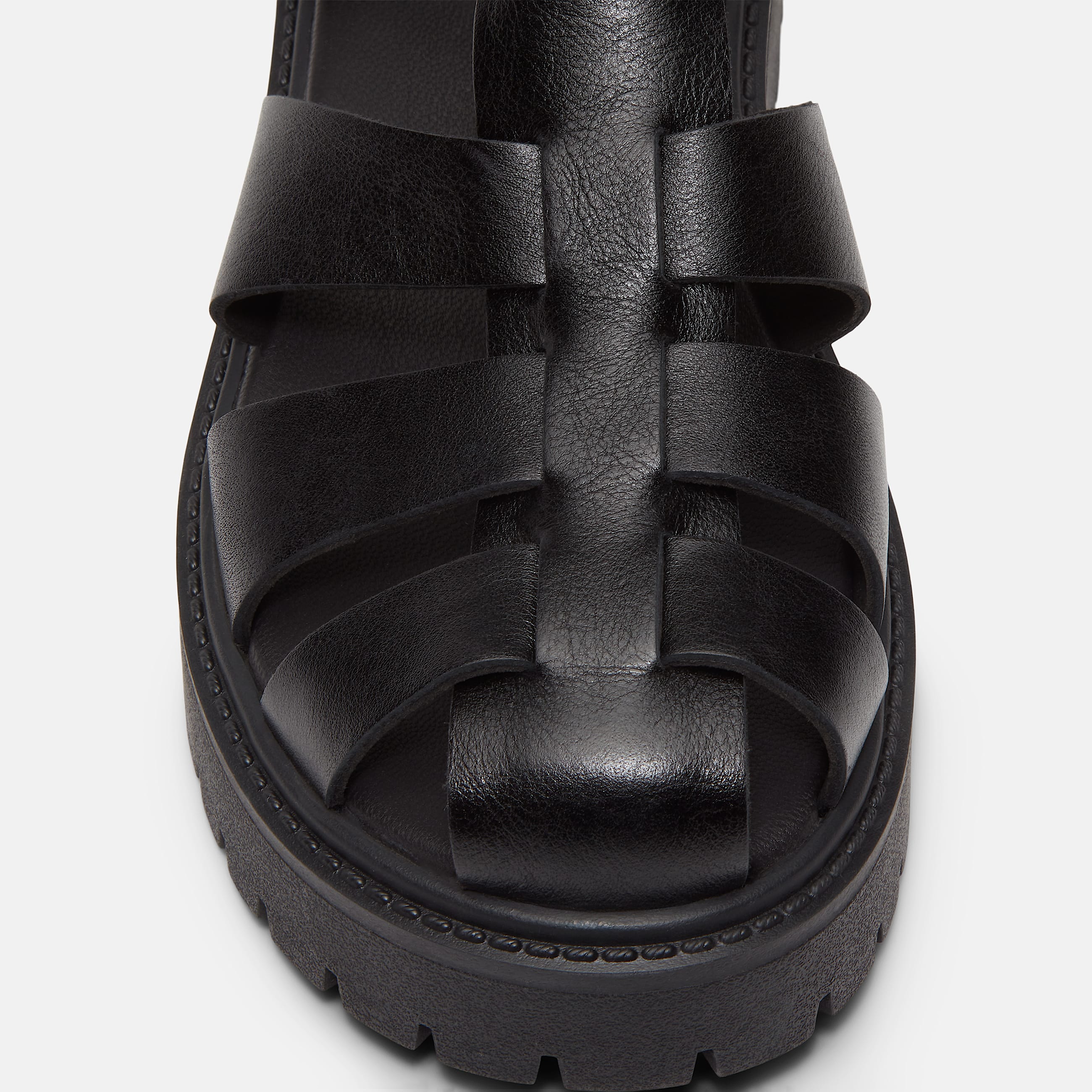 Sandale  plateforme Stone Street Fisherman pour femme en noir TBL noir ALT8