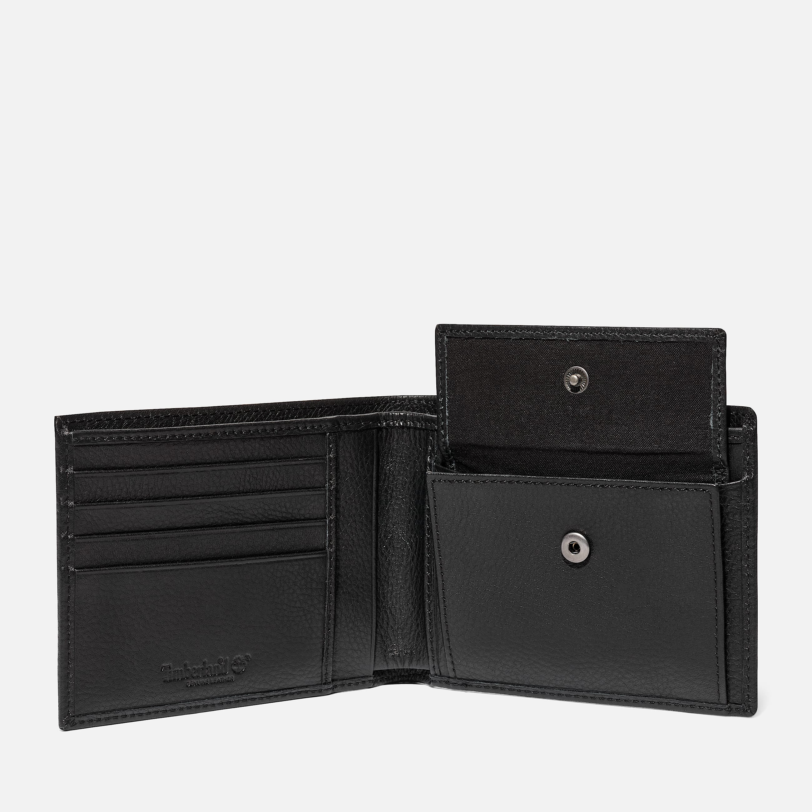 Kennebunk Large Wallet With Coin Pocket for Men in Black TBL Black ALT1