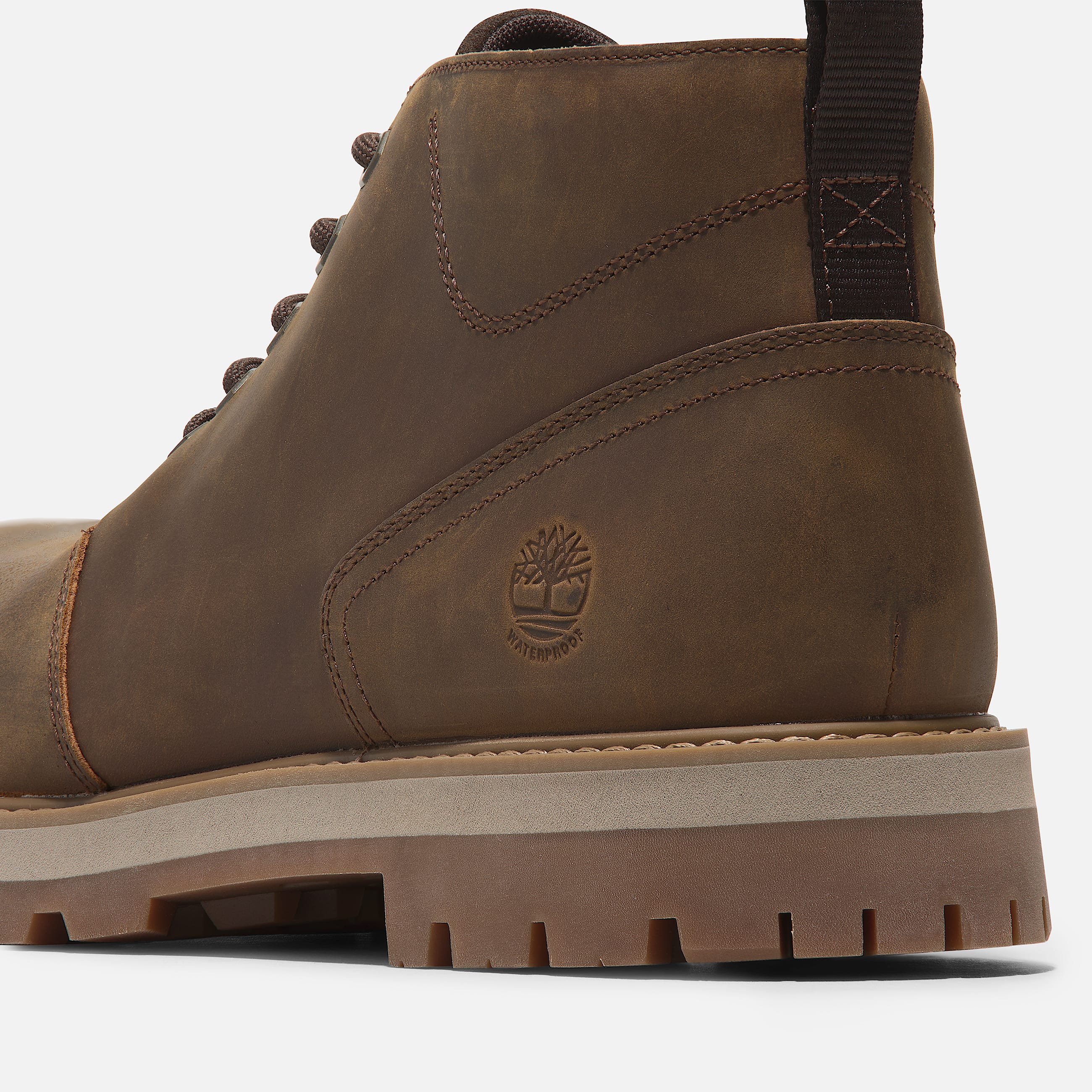 Wasserdichter Britton Road Chukka Boot fr Herren in Braun TBL Braun ALT7