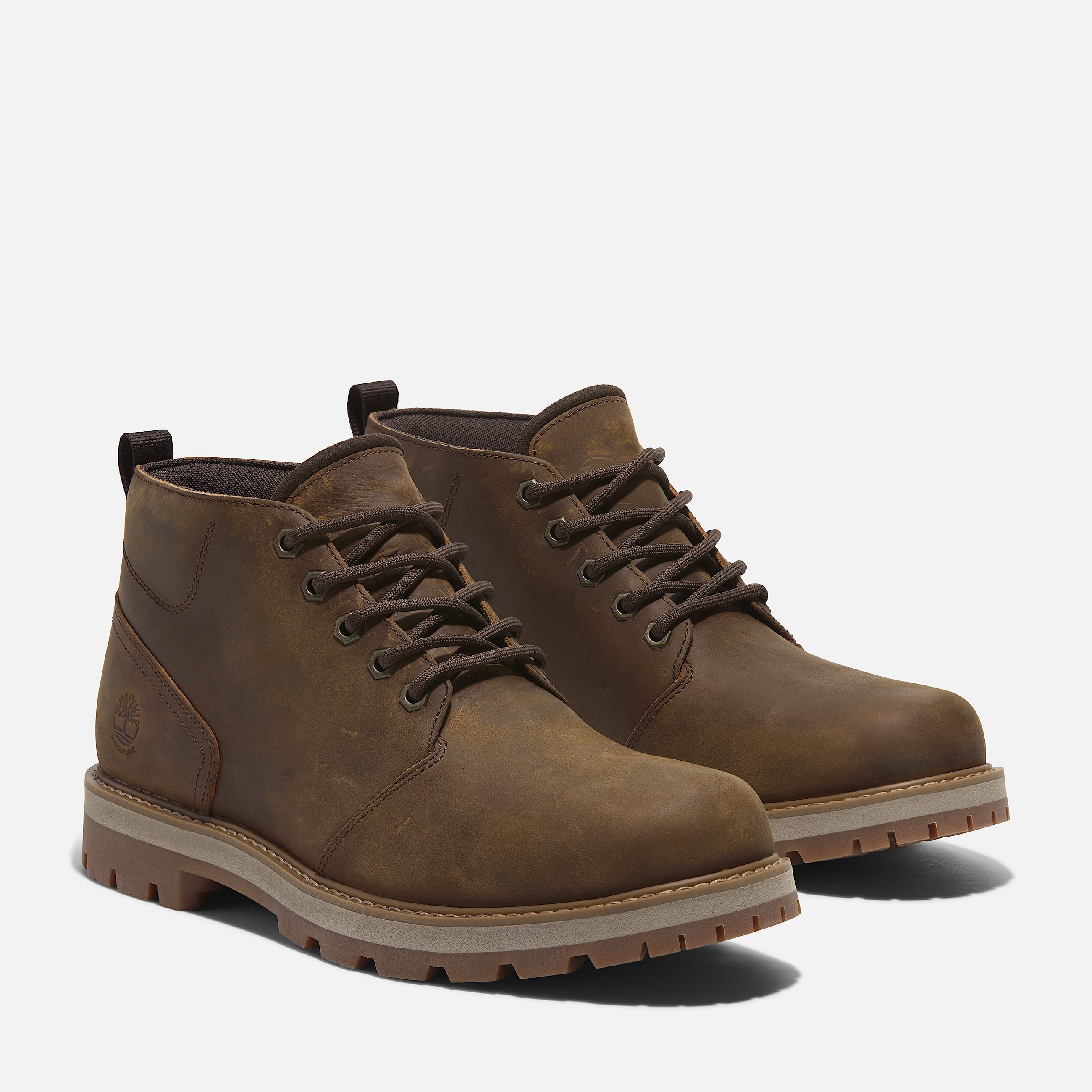 Wasserdichter Britton Road Chukka Boot fr Herren in Braun TBL Braun ALT4