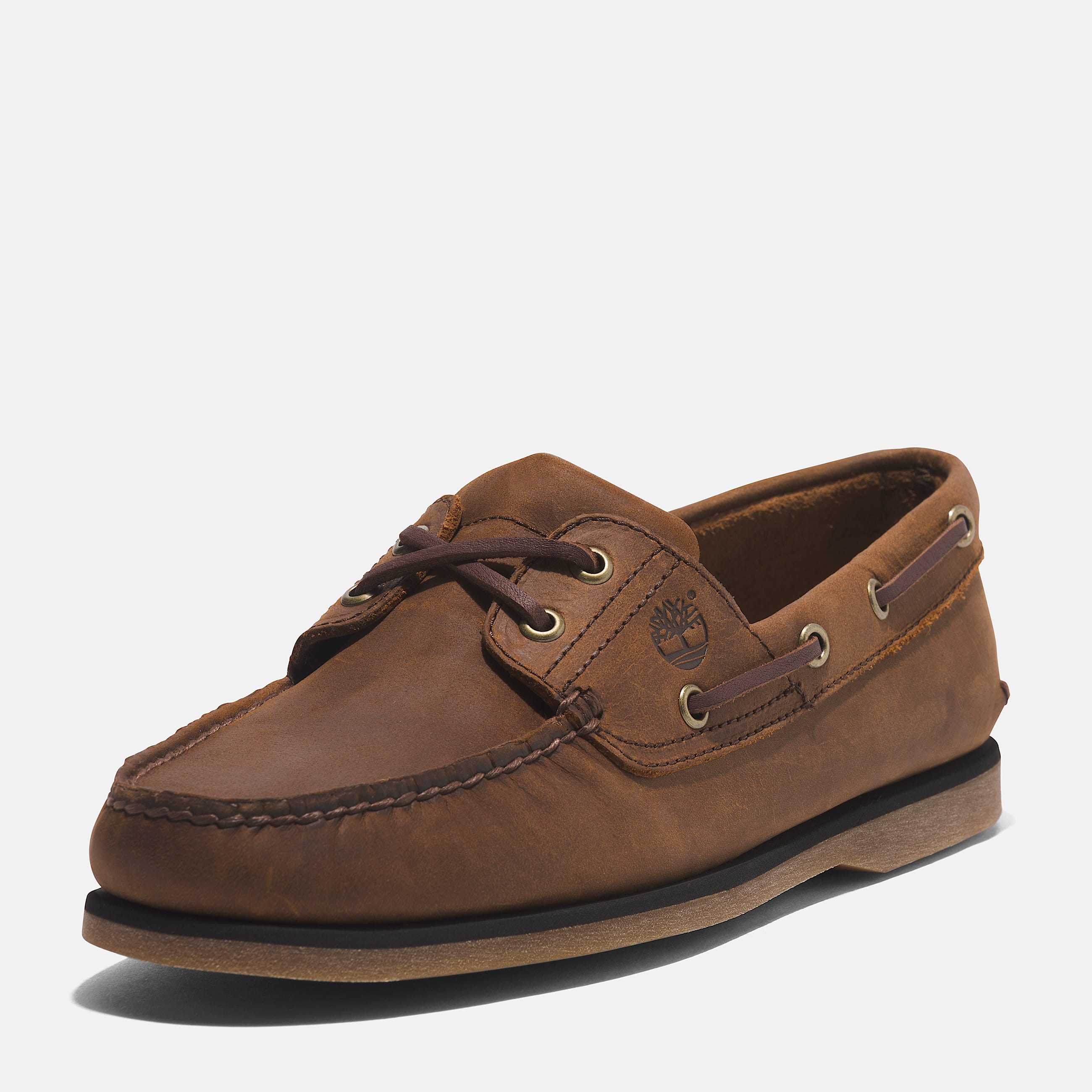 Chaussure bateau classique  2 illets pour homme en marron TBL marron ALT9