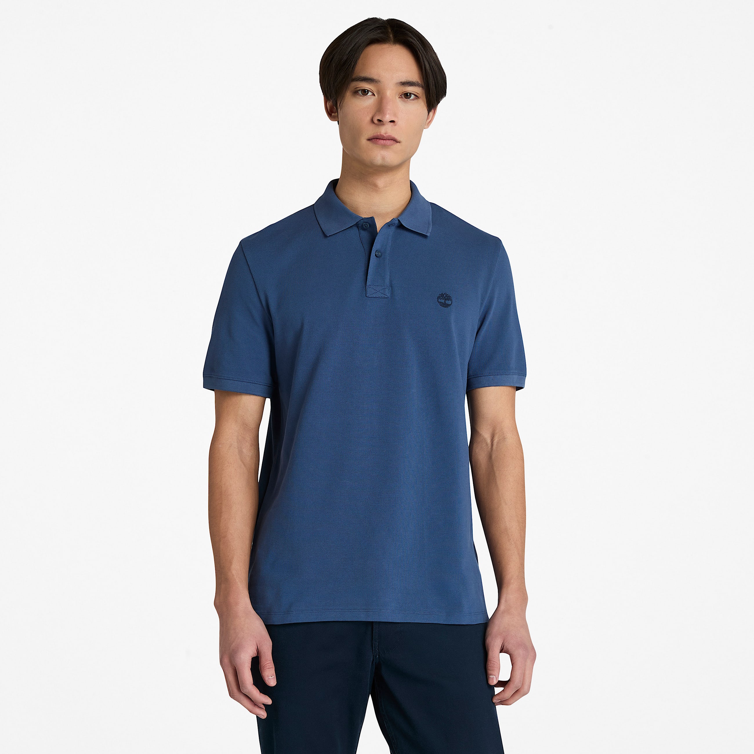 Oyster River KurzarmPolohemd fr Herren in Blau TBL Blau HERO