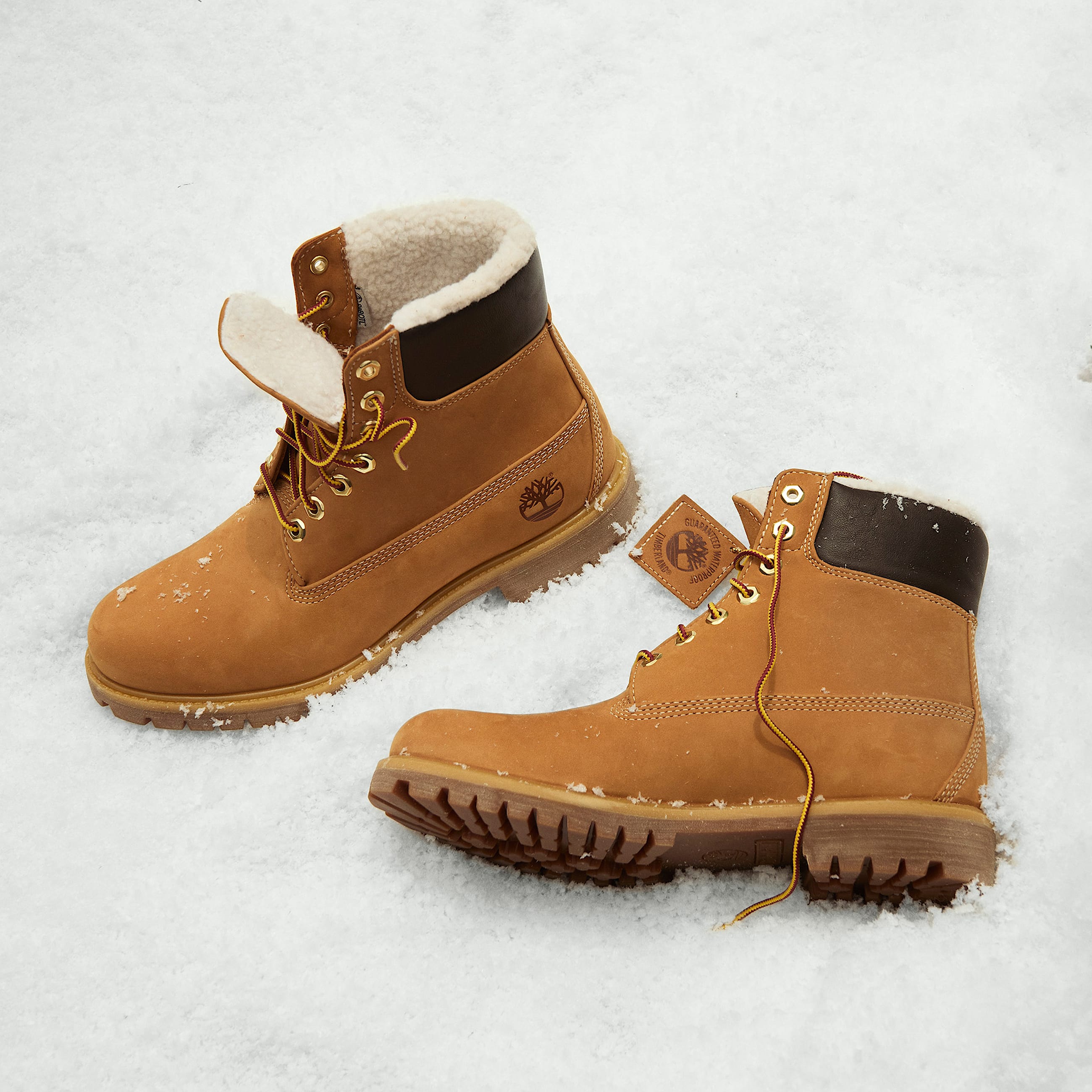 Wasserdichter Timberland Premium 6Inch Boot mit warmem Futter fr Herren in Gelb TBL Gelb MKTG1