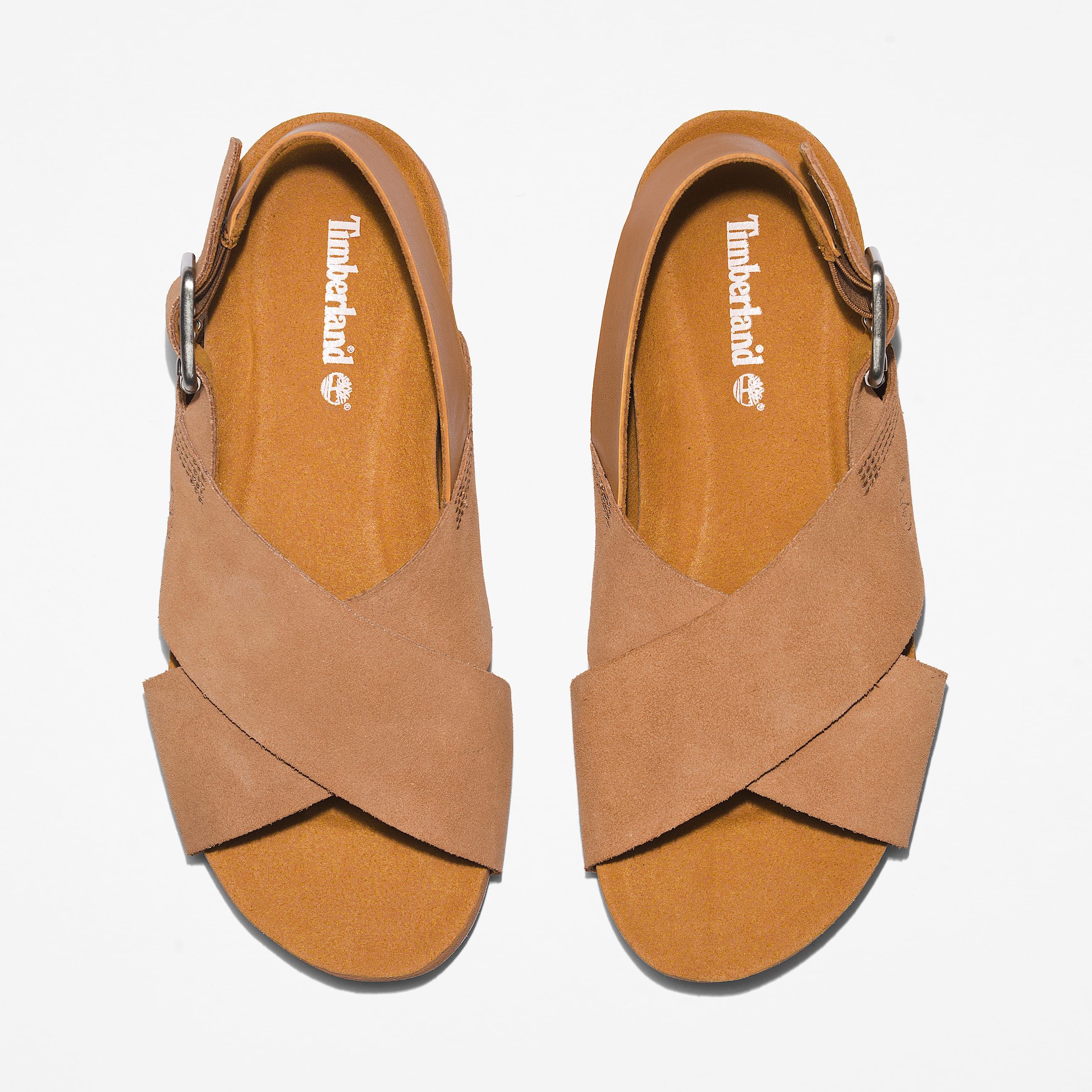 Malibu Waves Basic sandal med bagrem til kvinder i lysebrun TBL Brun ALT2
