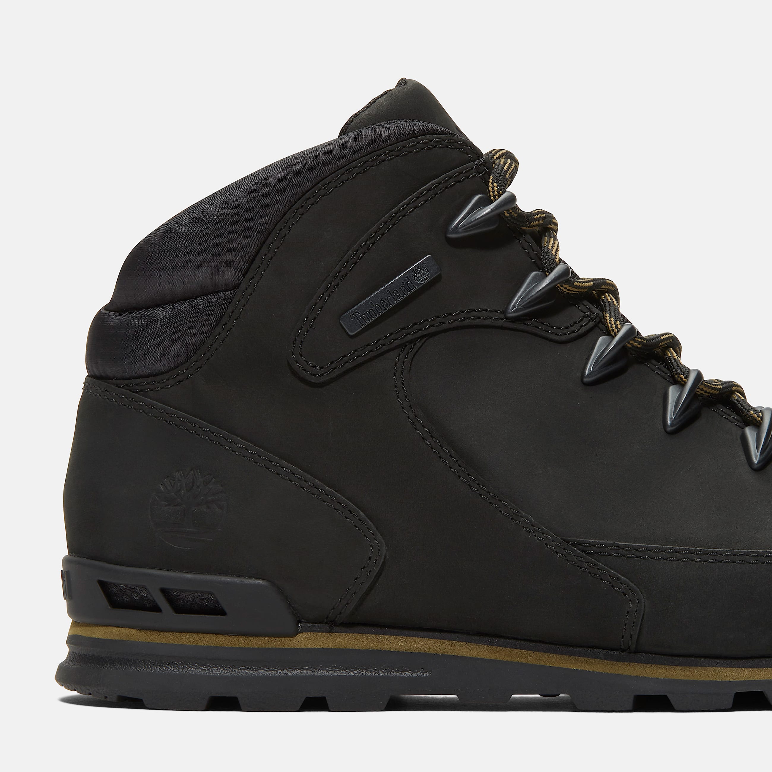 Euro Rock Mid Hiking Boot for Men in Black TBL Black ALT7