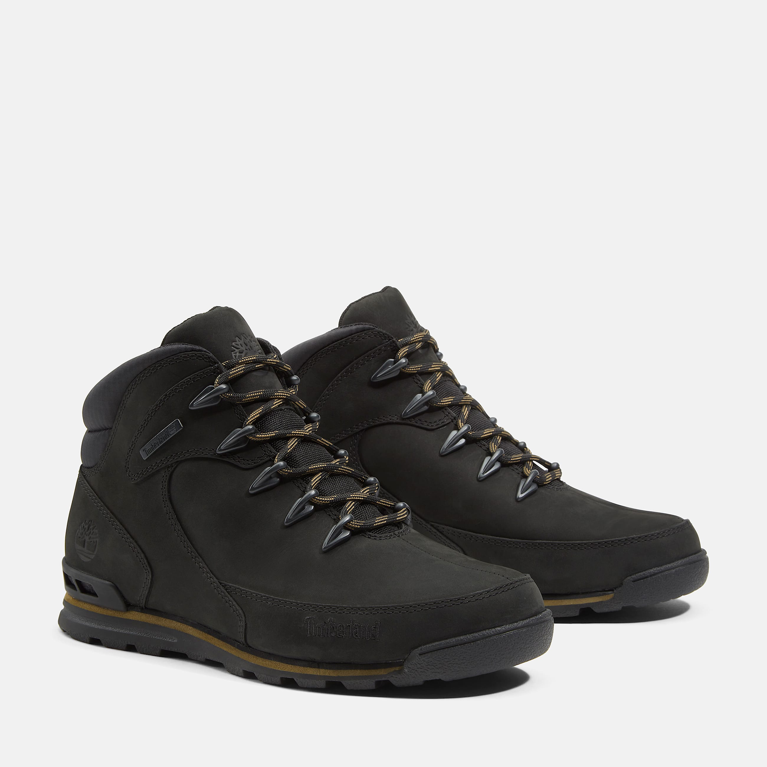 Euro Rock Mid Hiking Boot for Men in Black TBL Black ALT4