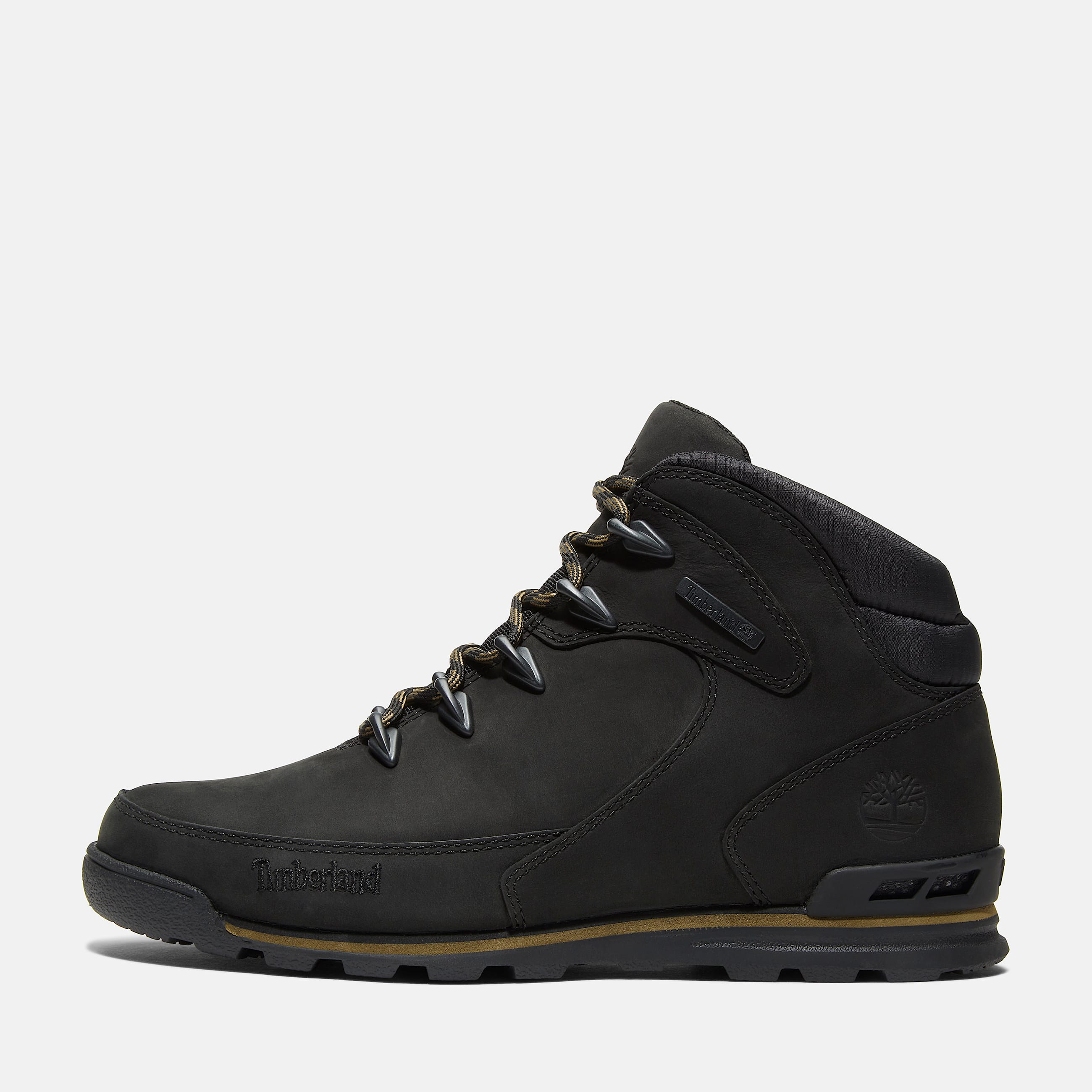 Euro Rock Mid Hiking Boot for Men in Black TBL Black ALT8