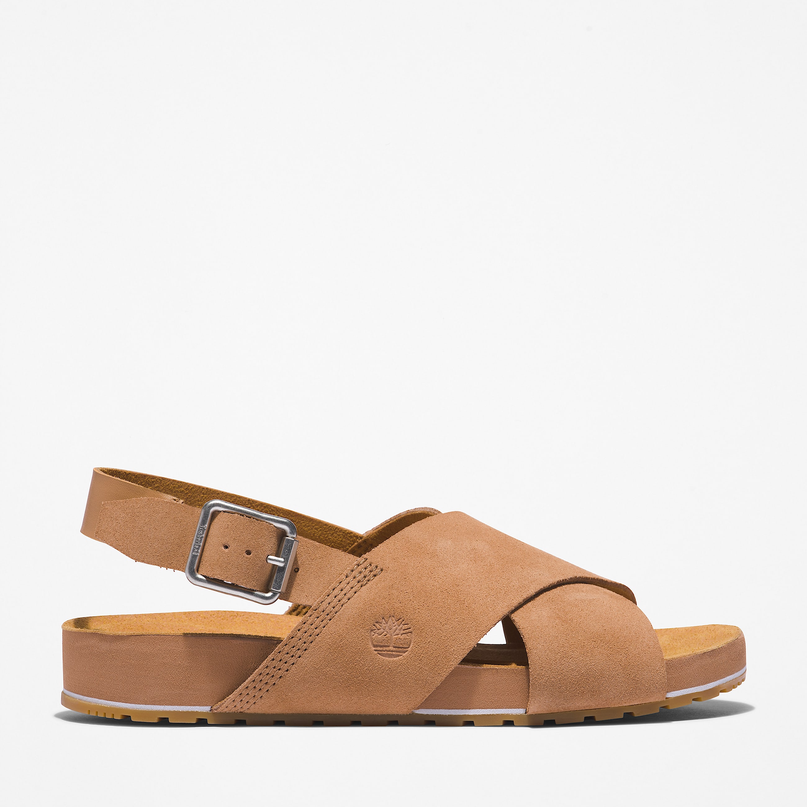 Malibu Waves Basic sandal med bagrem til kvinder i lysebrun TBL Brun HERO