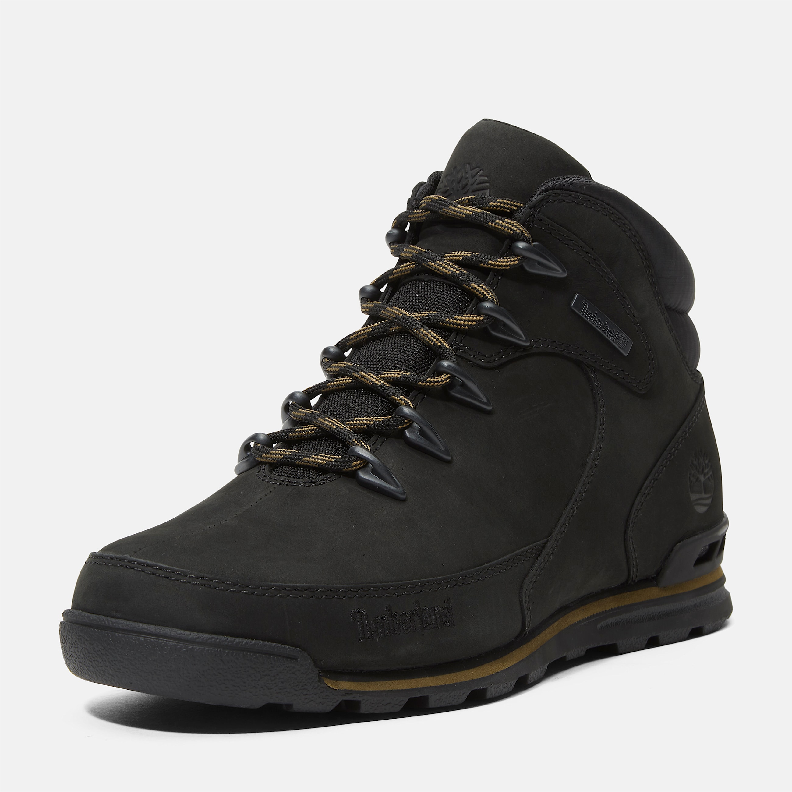 Euro Rock Mid Hiking Boot for Men in Black TBL Black ALT9