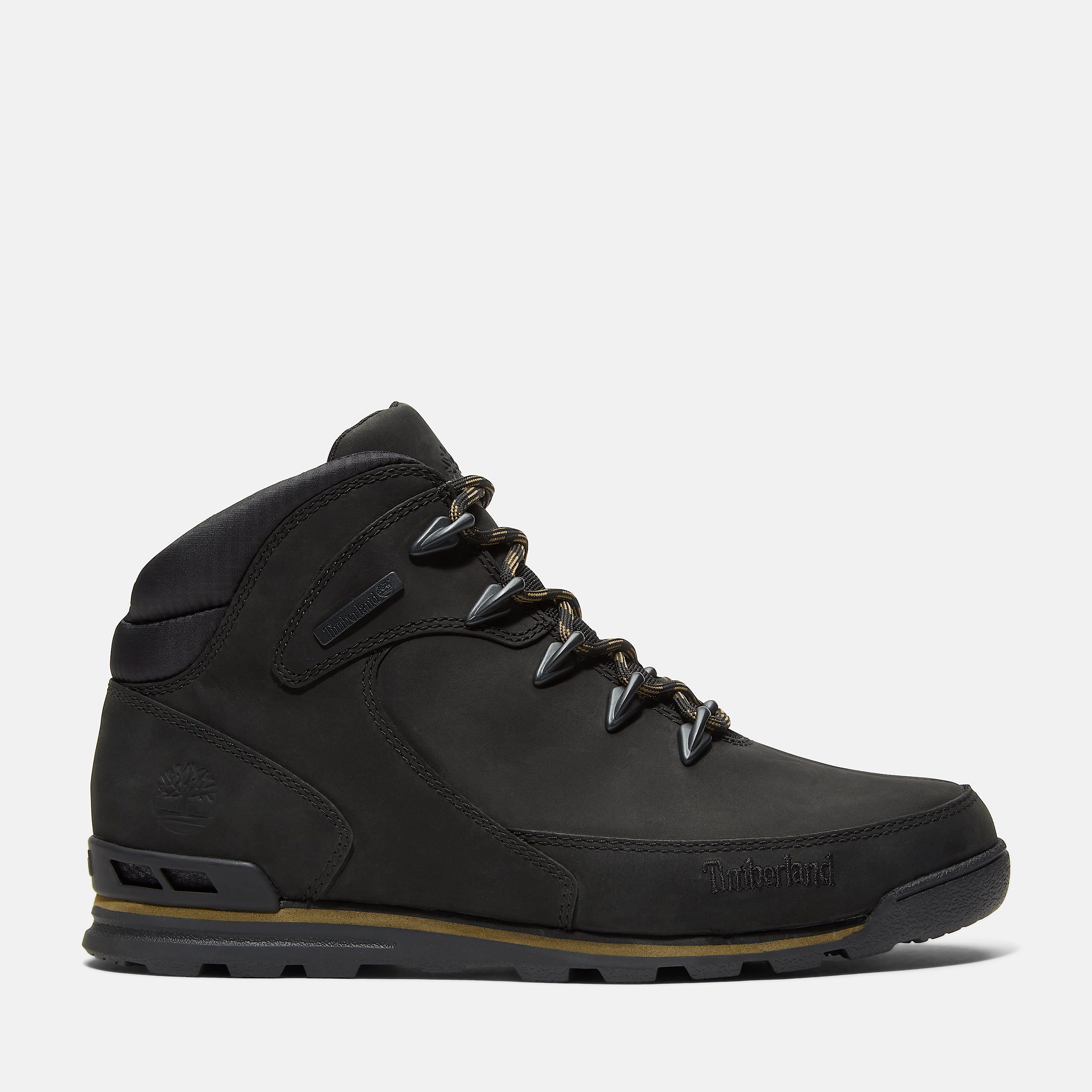 Euro Rock Mid Hiking Boot for Men in Black TBL Black HERO