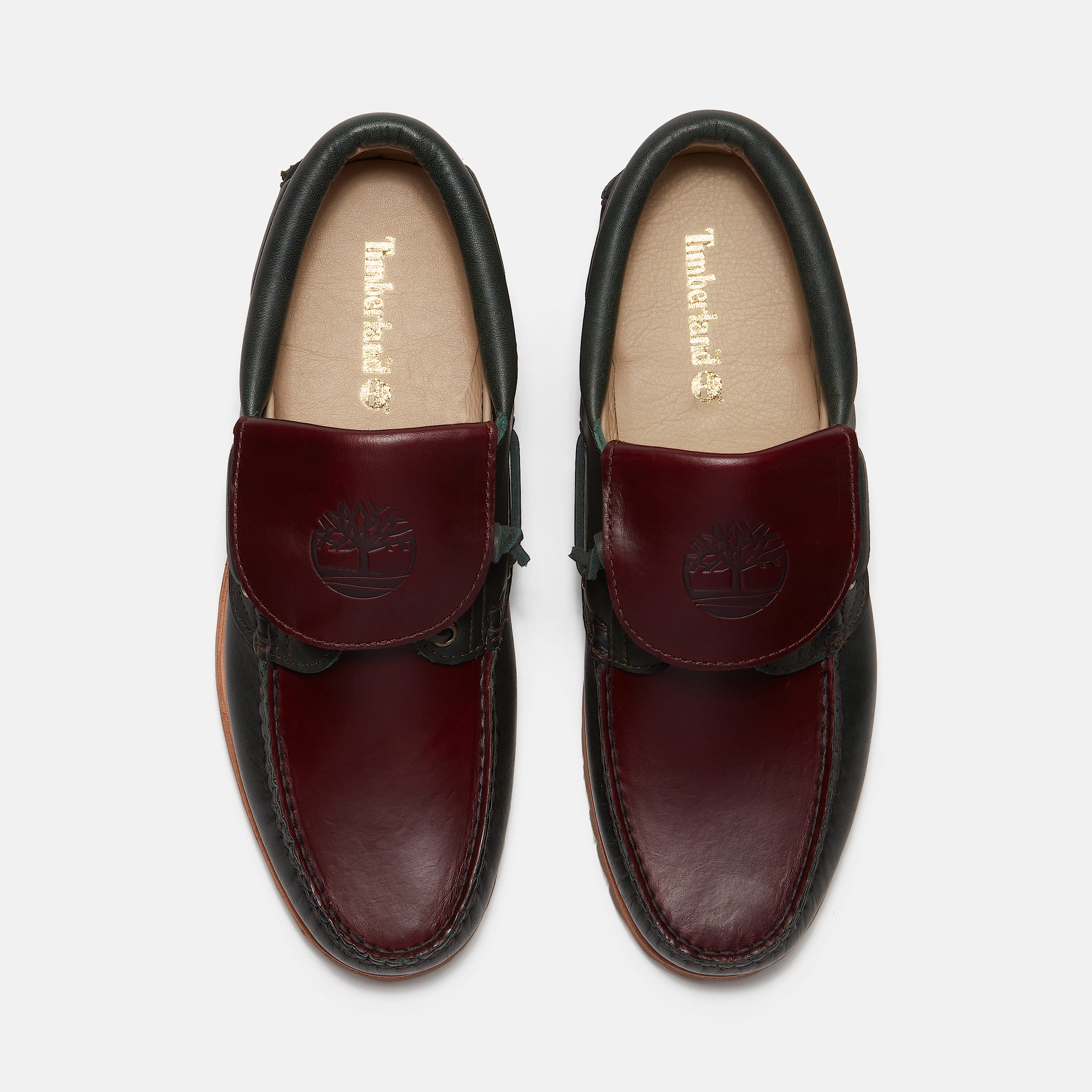 Timberland Authentic 3Eye Lug Boat Shoe for Men in Dark GreenDark Brown TBL Brown ALT2