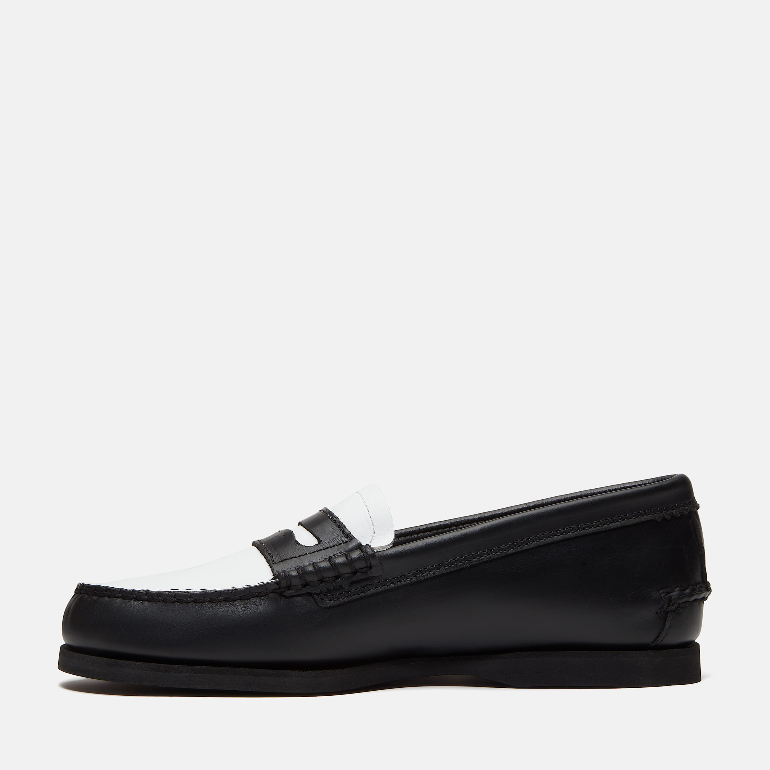 Timberland Classic Boat Loafer for Men in BlackWhite TBL Black ALT6