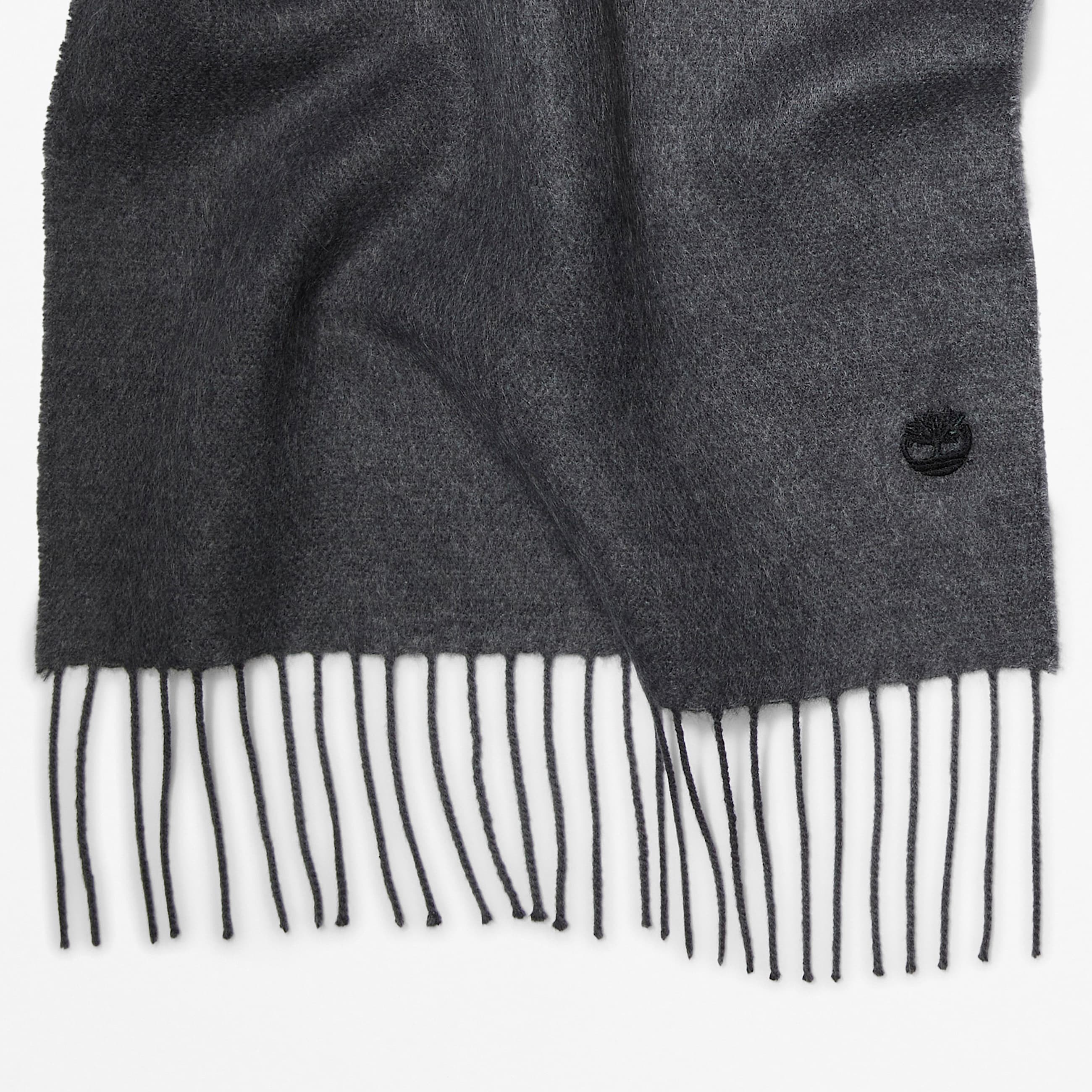 Solid Woven Scarf in Dark Grey TBL Grey ALT2