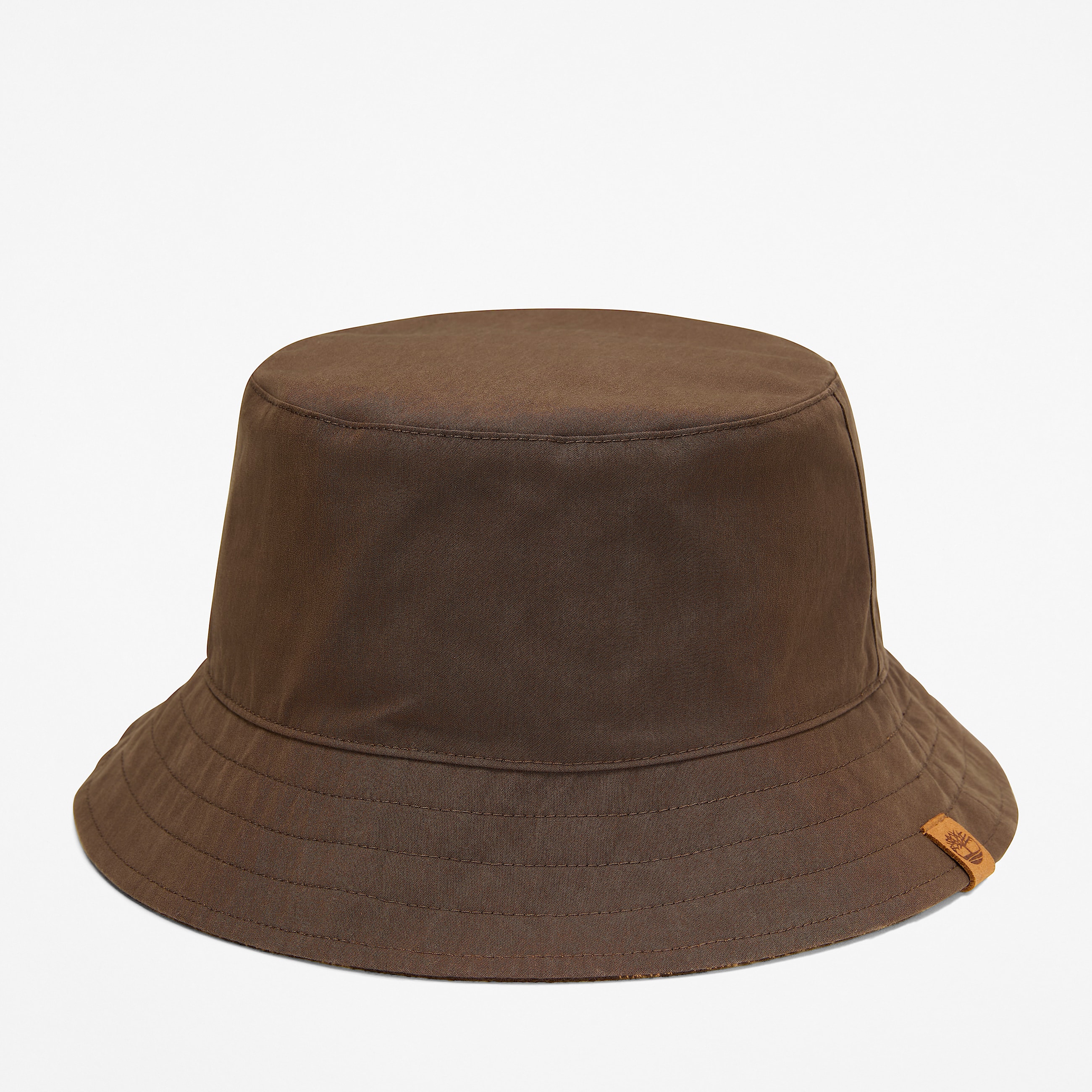 Reversible Plaid Bucket Hat for Women in Brown TBL Brown ALT2