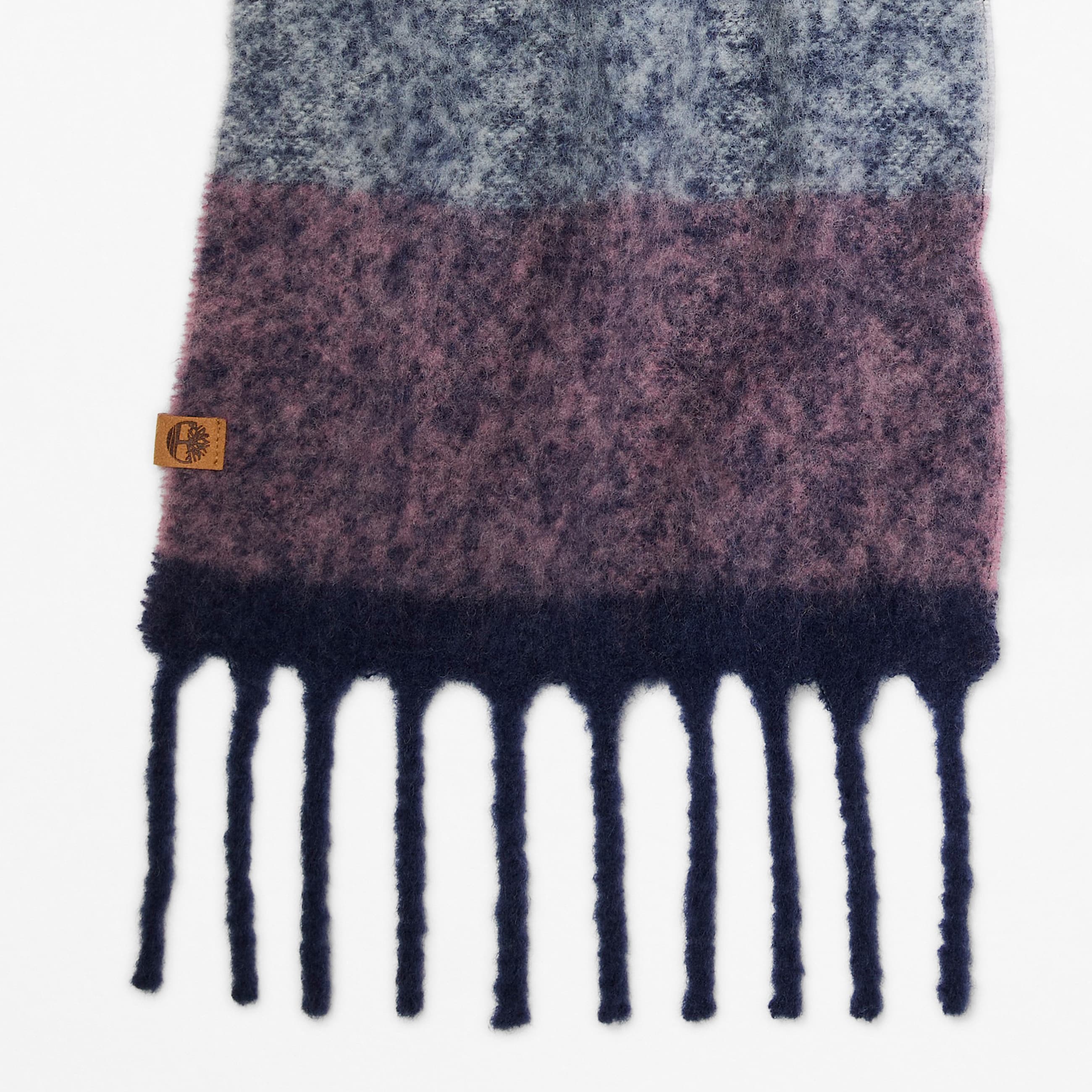 Woven Striped Scarf in Pink TBL Pink ALT2