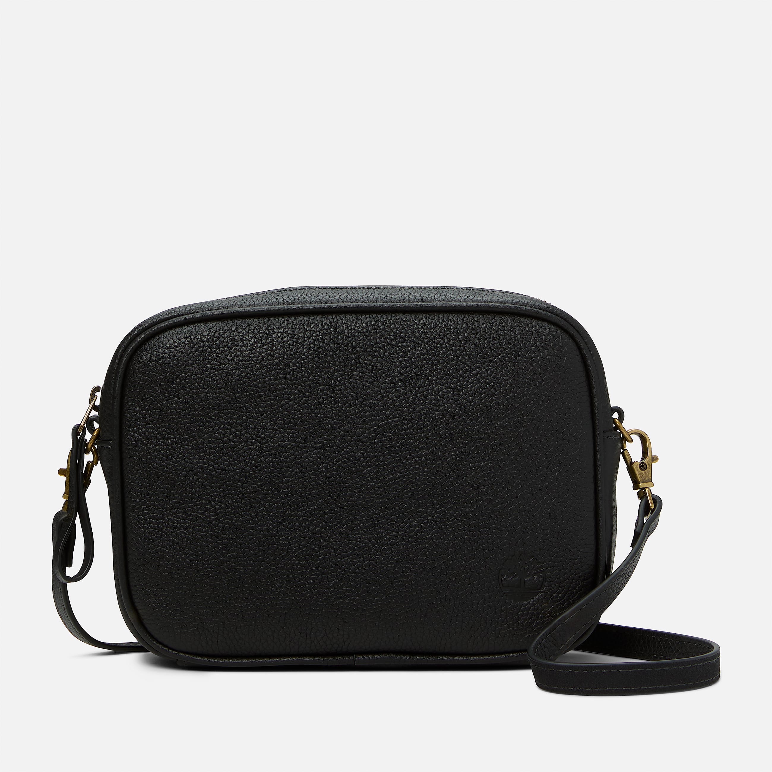 Leather Camera Bag for Women in Black