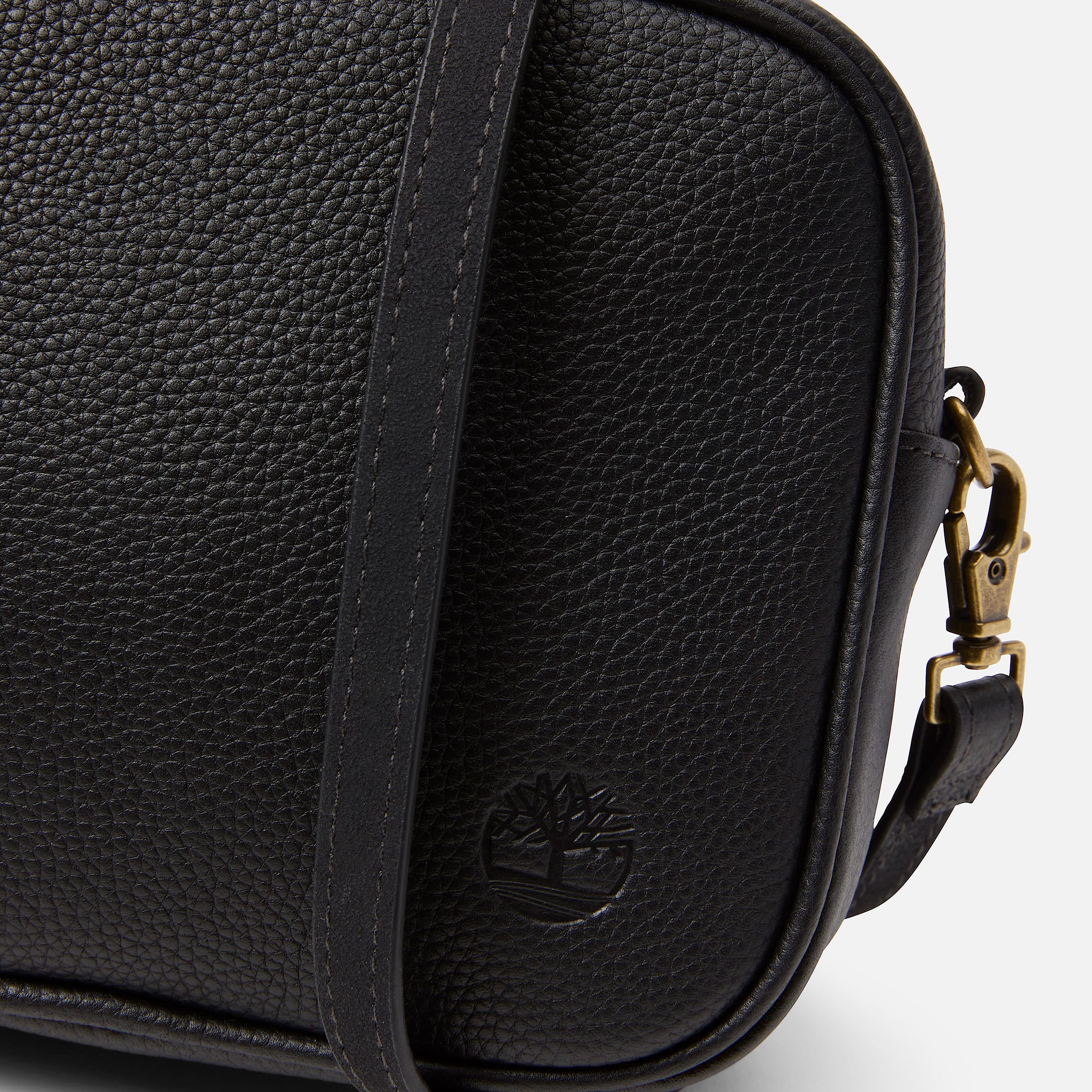 Leather Camera Bag for Women in Black