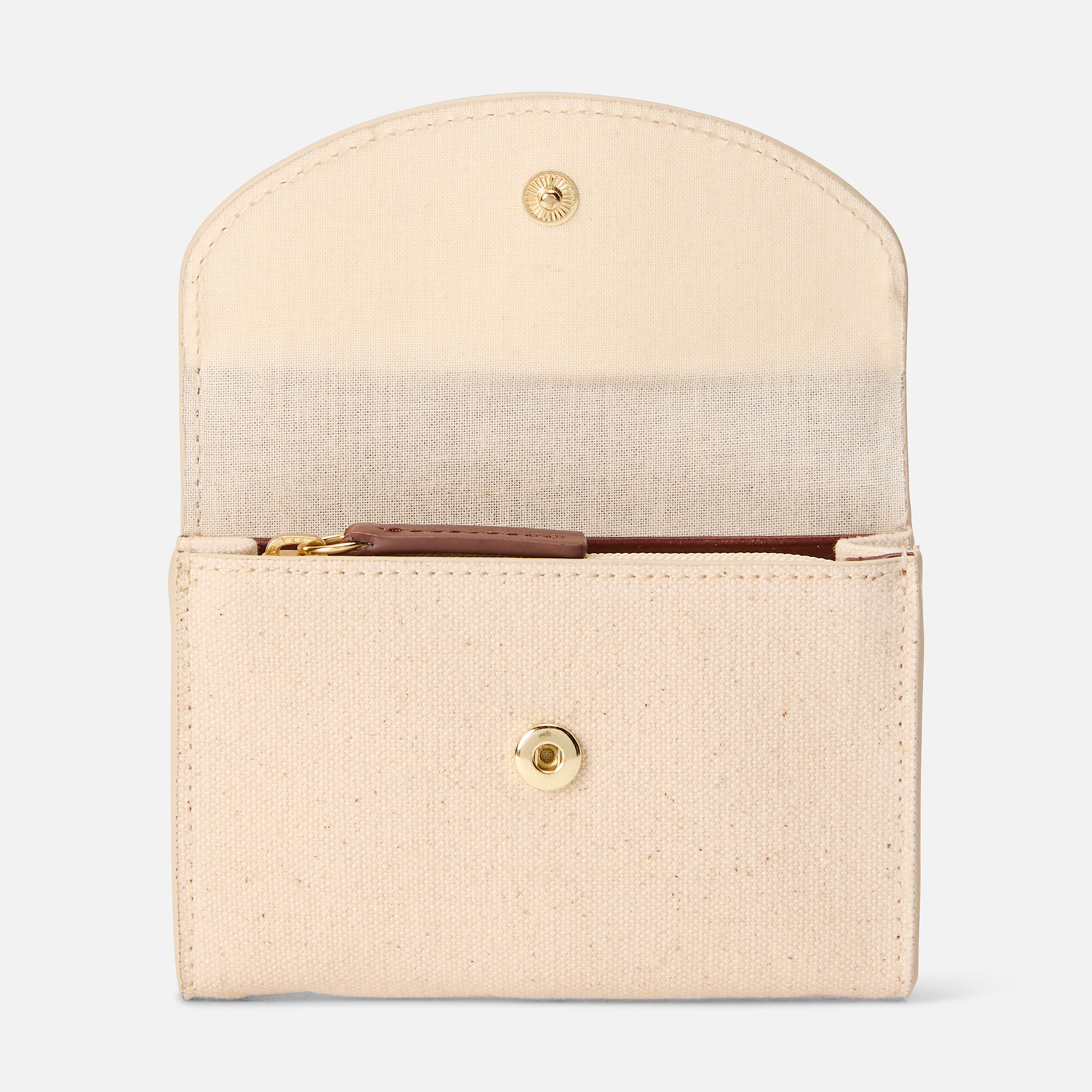 Cartera con solapa Crafted Heritage en beis TBL beis ALT1