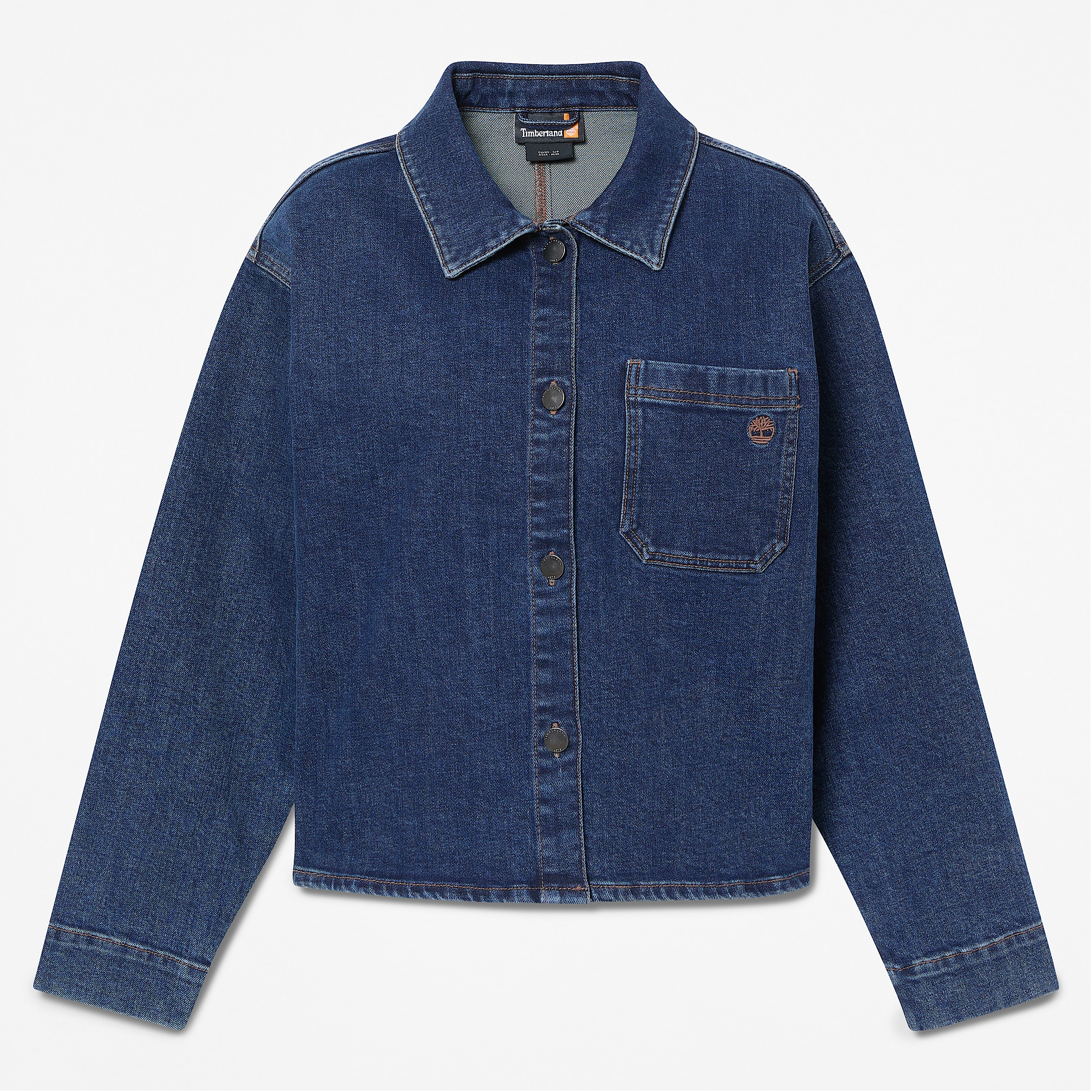 Hemdjacke aus Denim fr Damen in Blau TBL Blau HERO