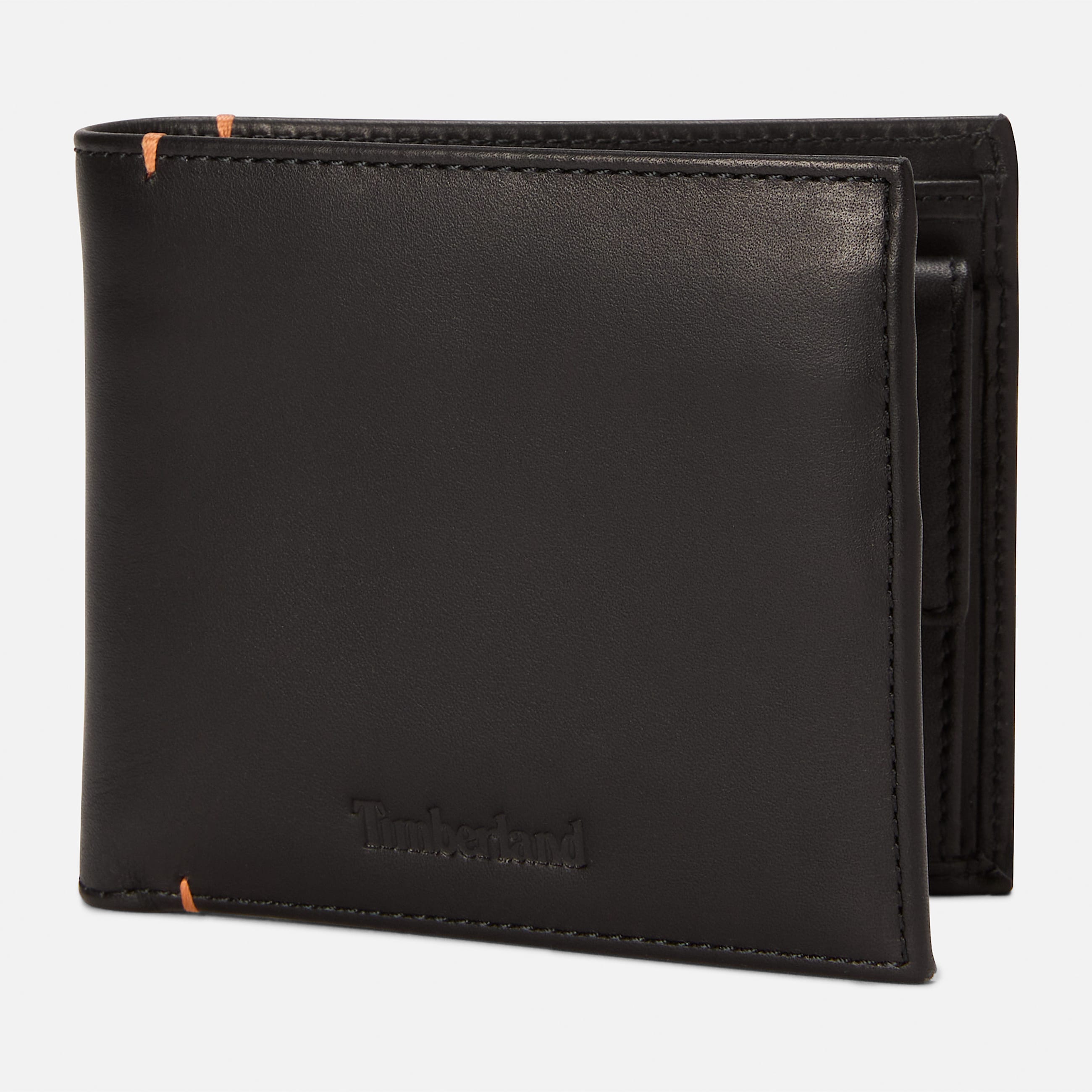 Portefeuille  deux volets avec poche  monnaie en cuir Riverton pour homme en noir TBL noir HERO