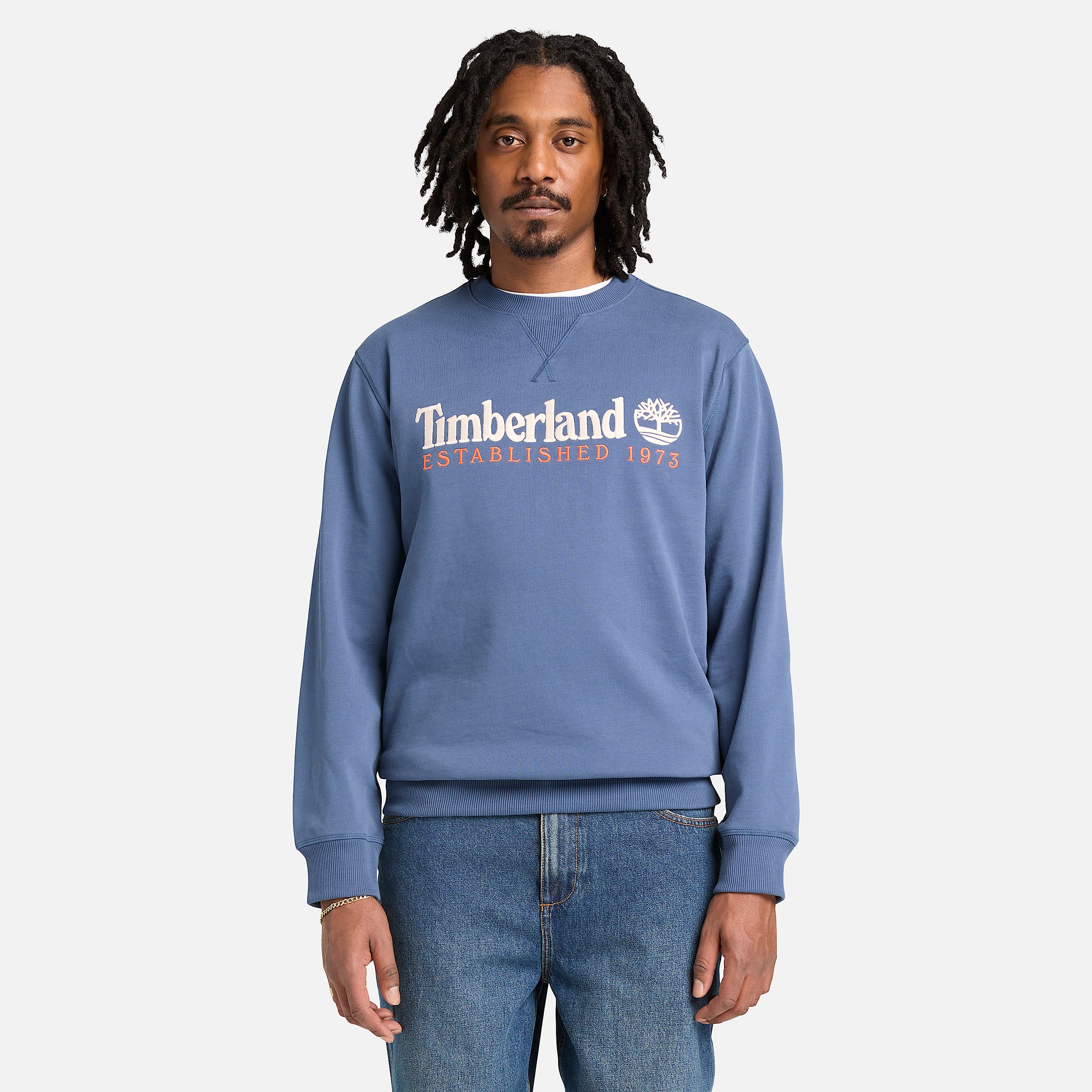 Established 1973 Crewneck Sweatshirt for Men in Dark Blue TBL Blue ALT1