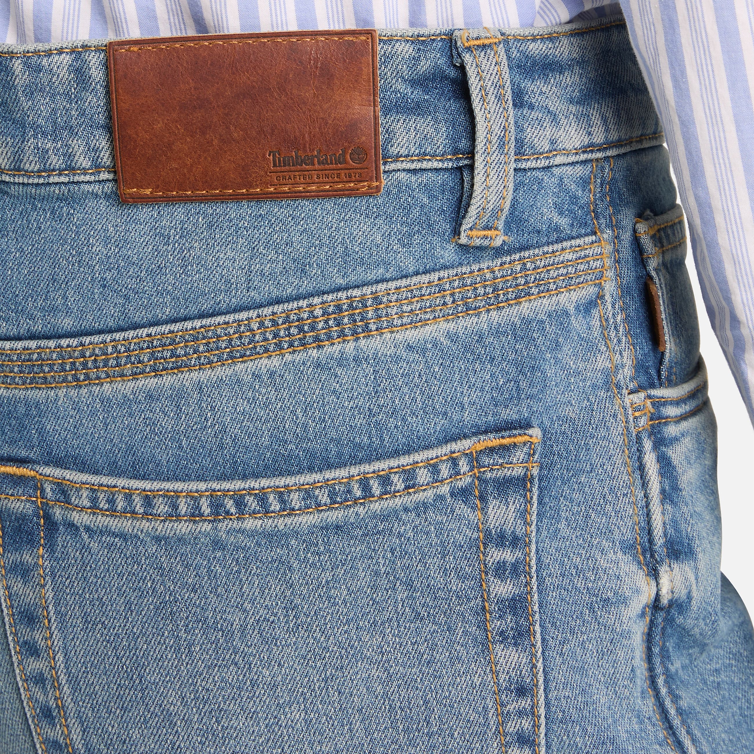 Straight Denim Trouser for Women in Light Blue TBL Blue ALT3