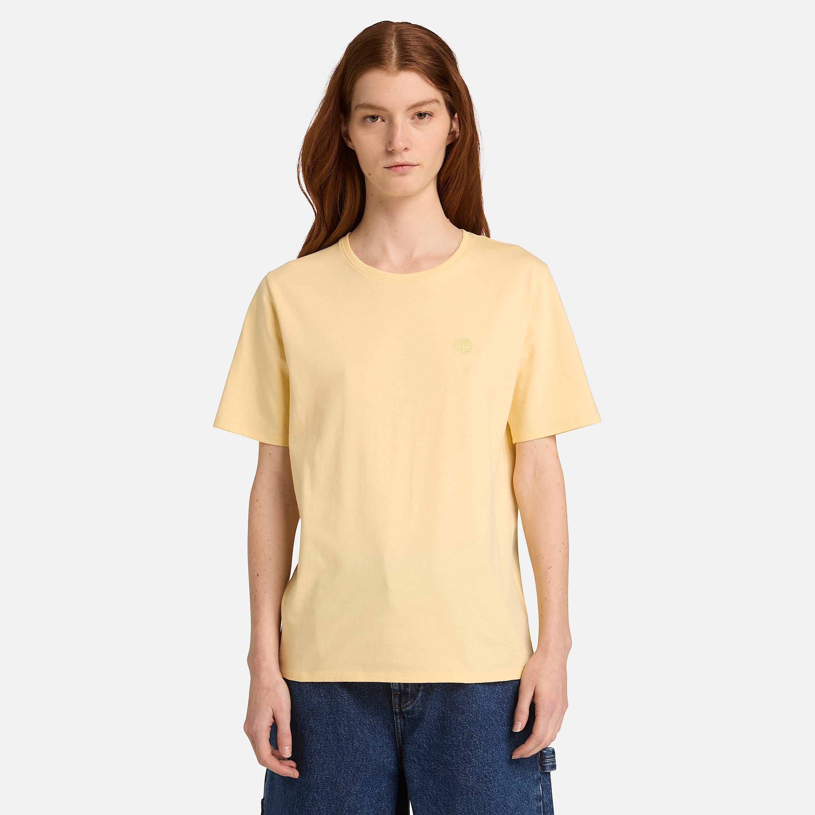 Tshirt  manches courtes Dunstan pour femme en jaune TBL jaune ALT1