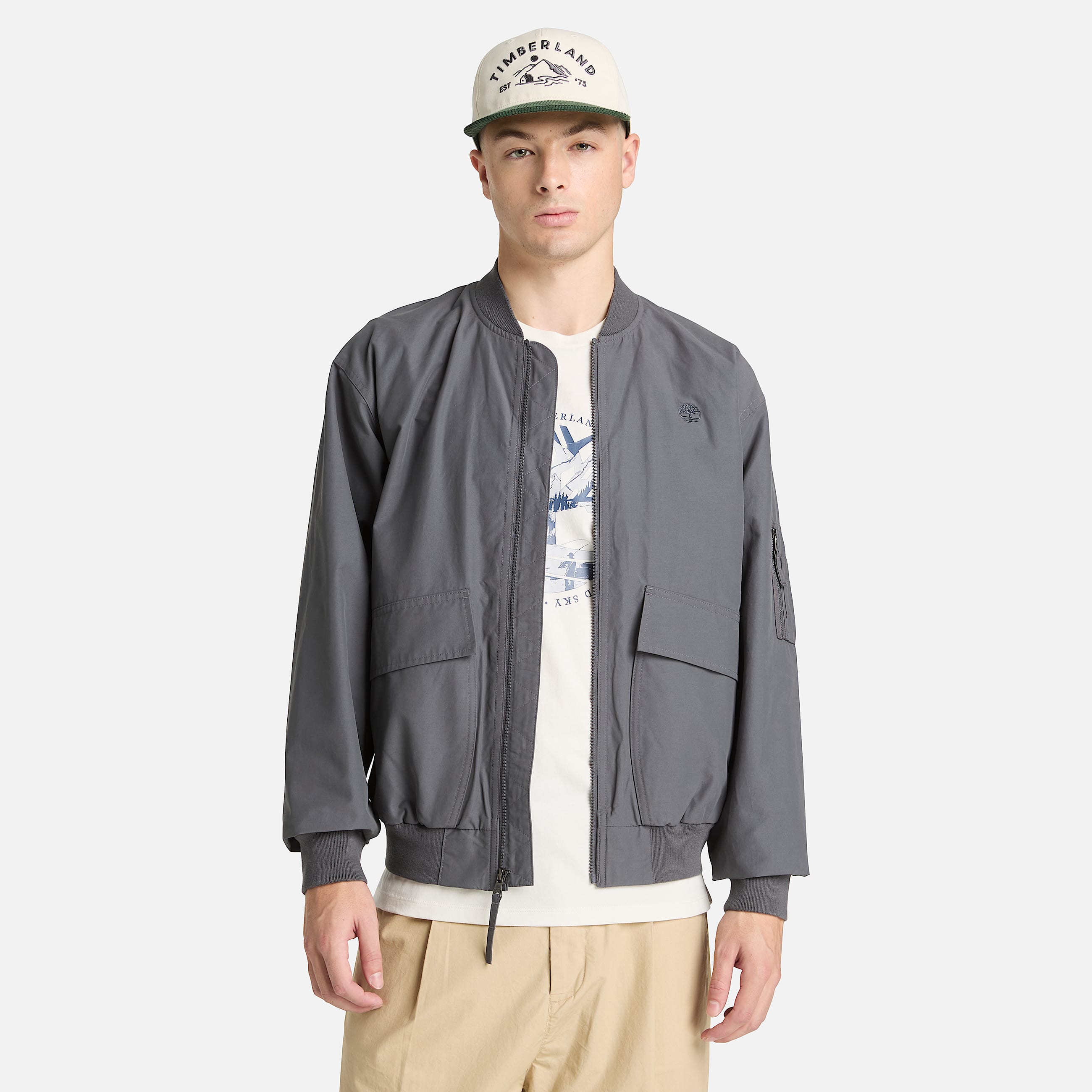 Bomber Hidrorrepelente Duradouro Utility para Homem em preto TBL preto ALT1