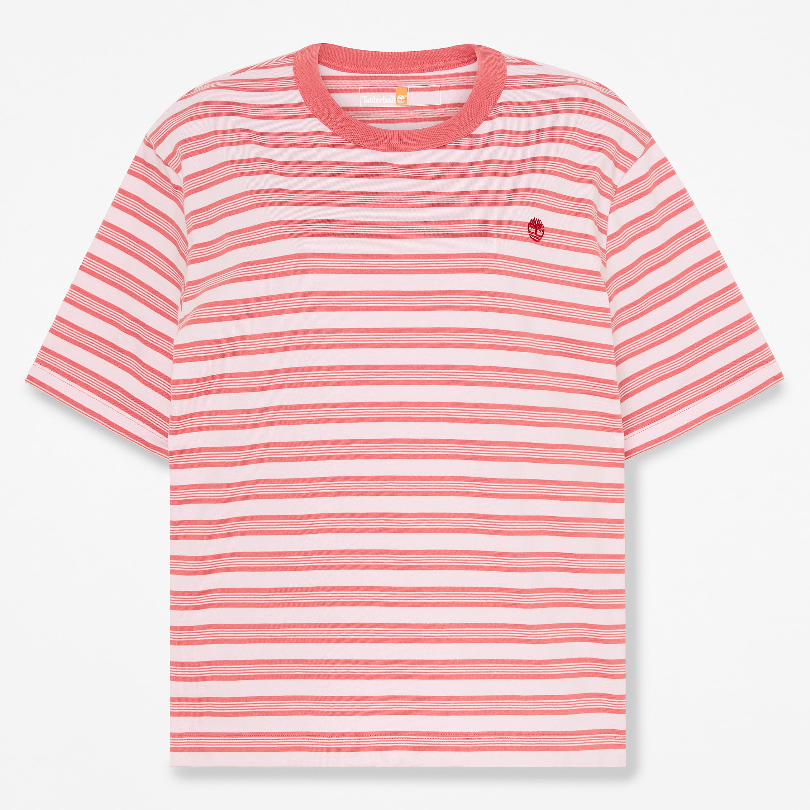 Striped ShortSleeve TShirt for Women in Red TBL Red HERO