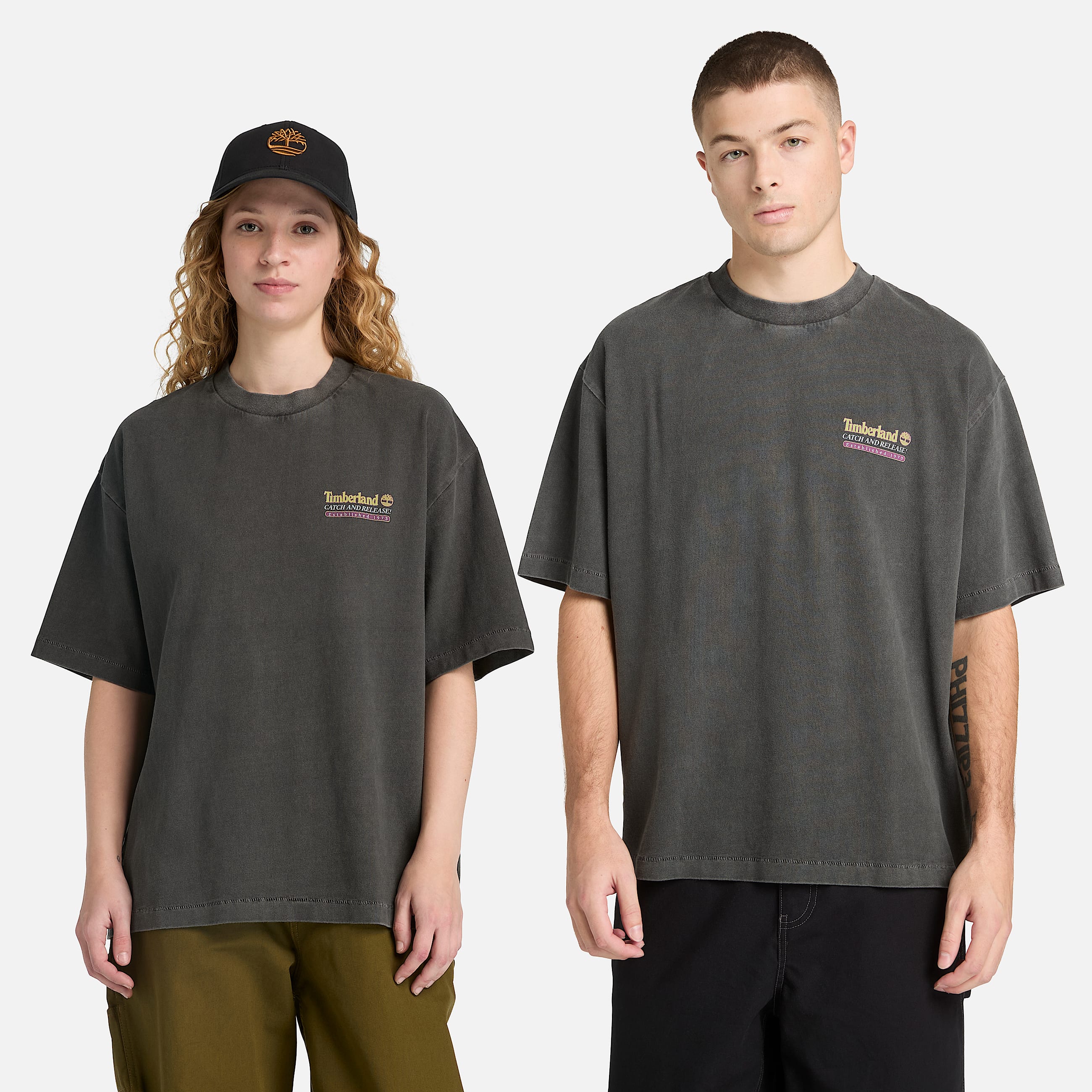 Tshirt Grfica Fly Fishing Sem Gnero em preto TBL preto ALT1