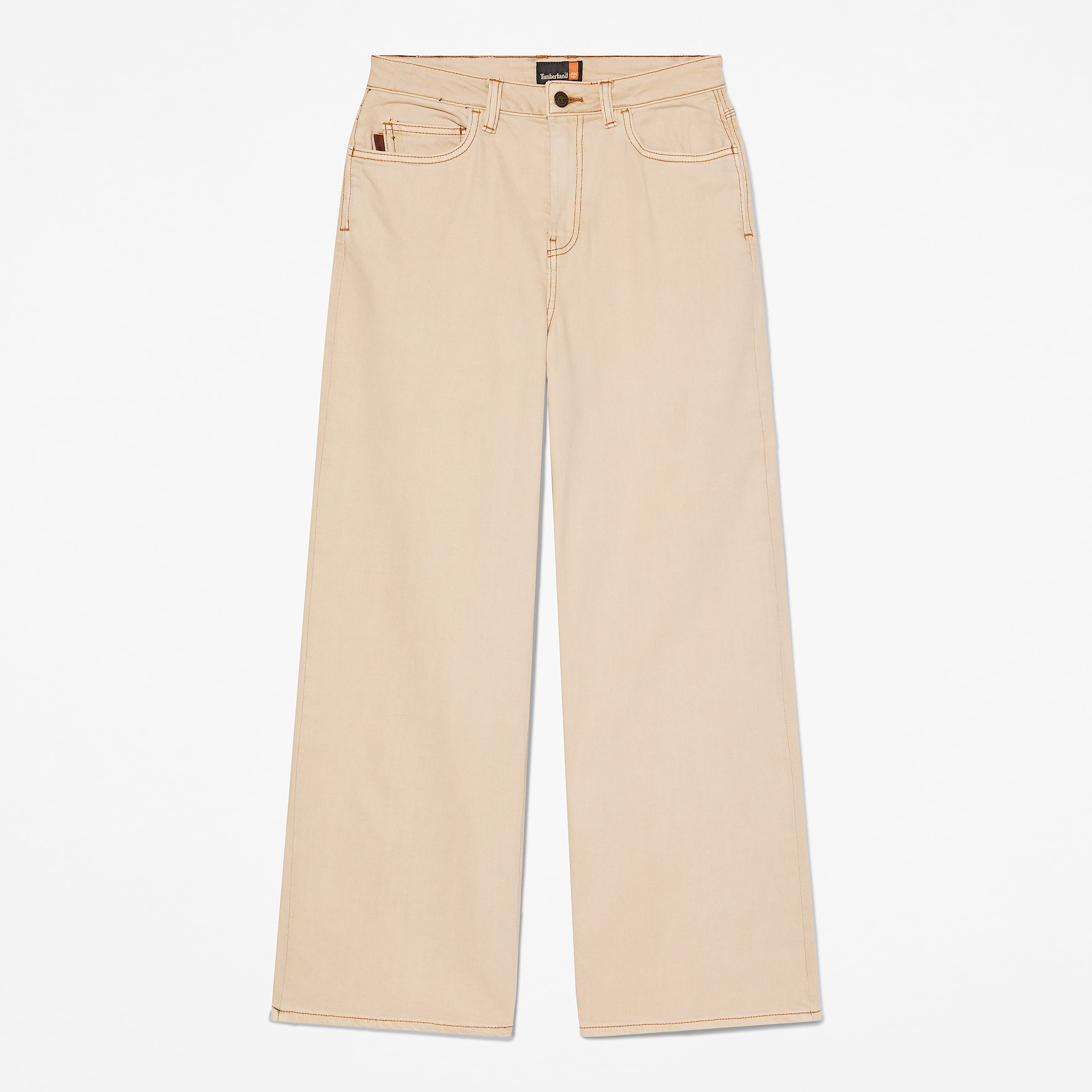 Vaquero de pernera ancha para mujer en beis TBL beis HERO