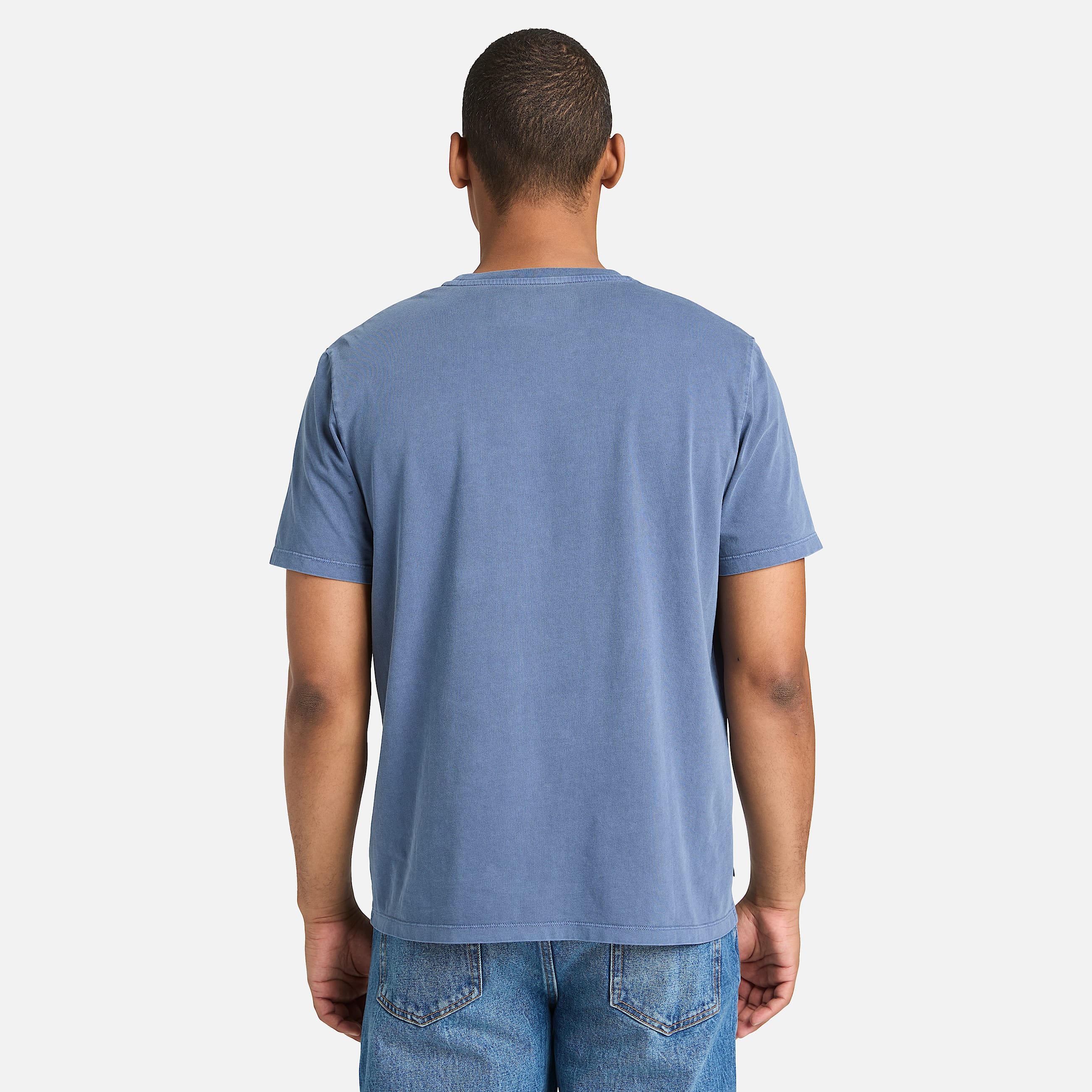 Tshirt  logo Graphic teint en pice pour homme en bleu fonc TBL bleu ALT8