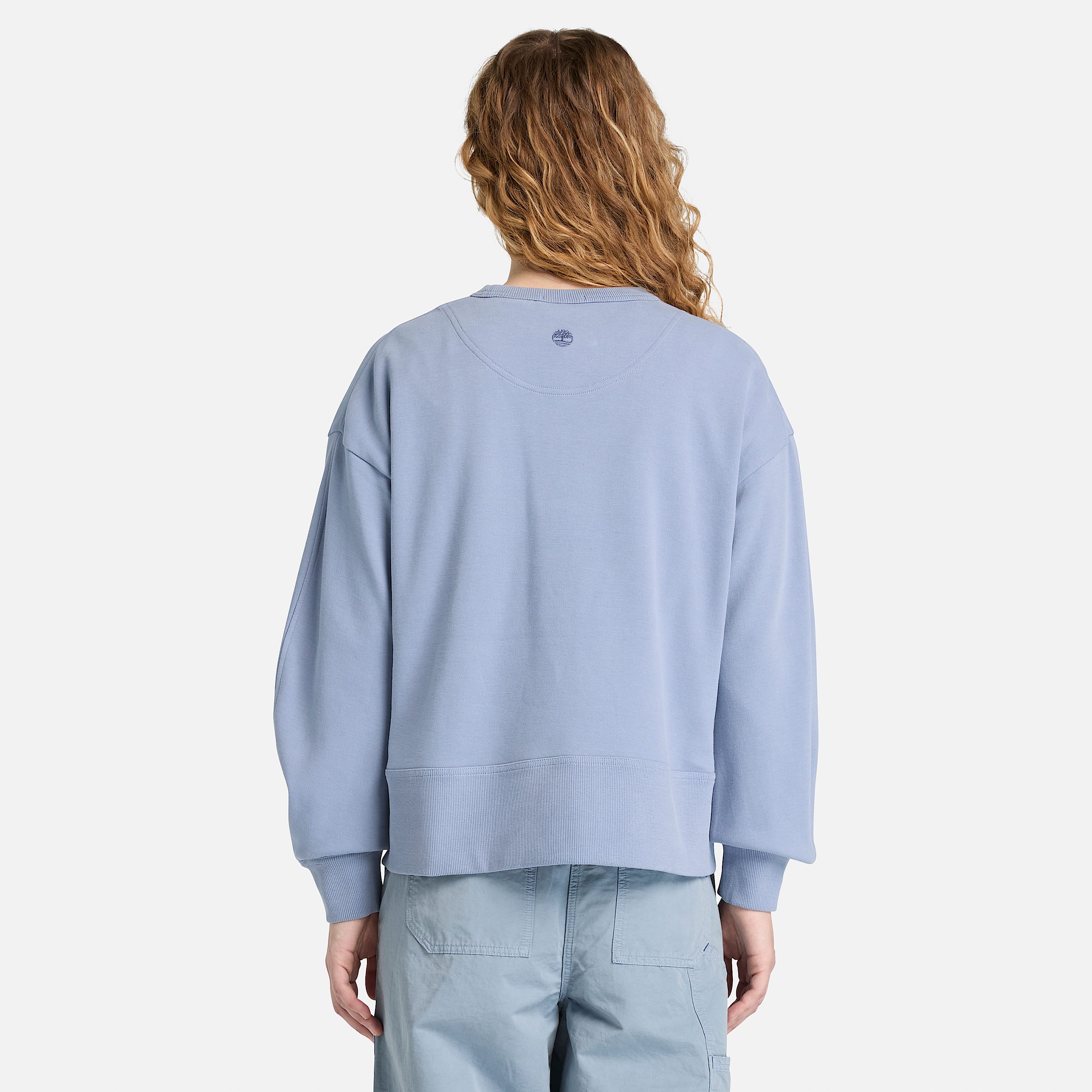 Camisola de Gola Redonda Lush para Mulher em azul TBL azul ALT8