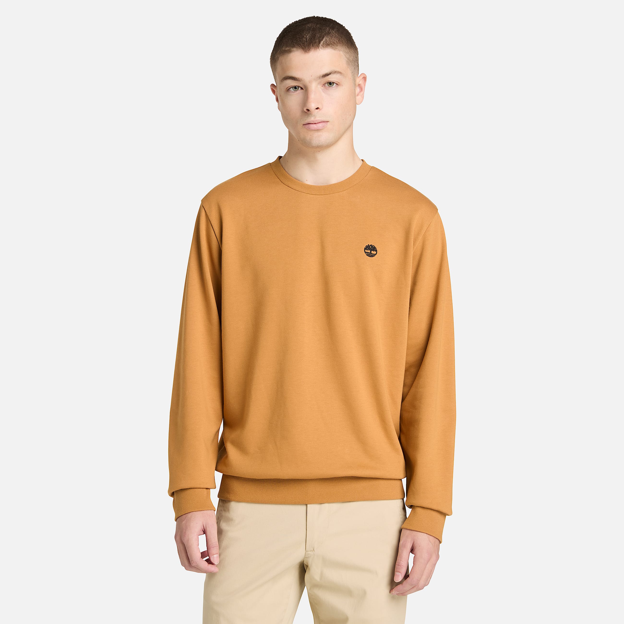 Oyster River Sweatshirt mit Rundhalsausschnitt fr Herren in Gelb TBL Gelb ALT1