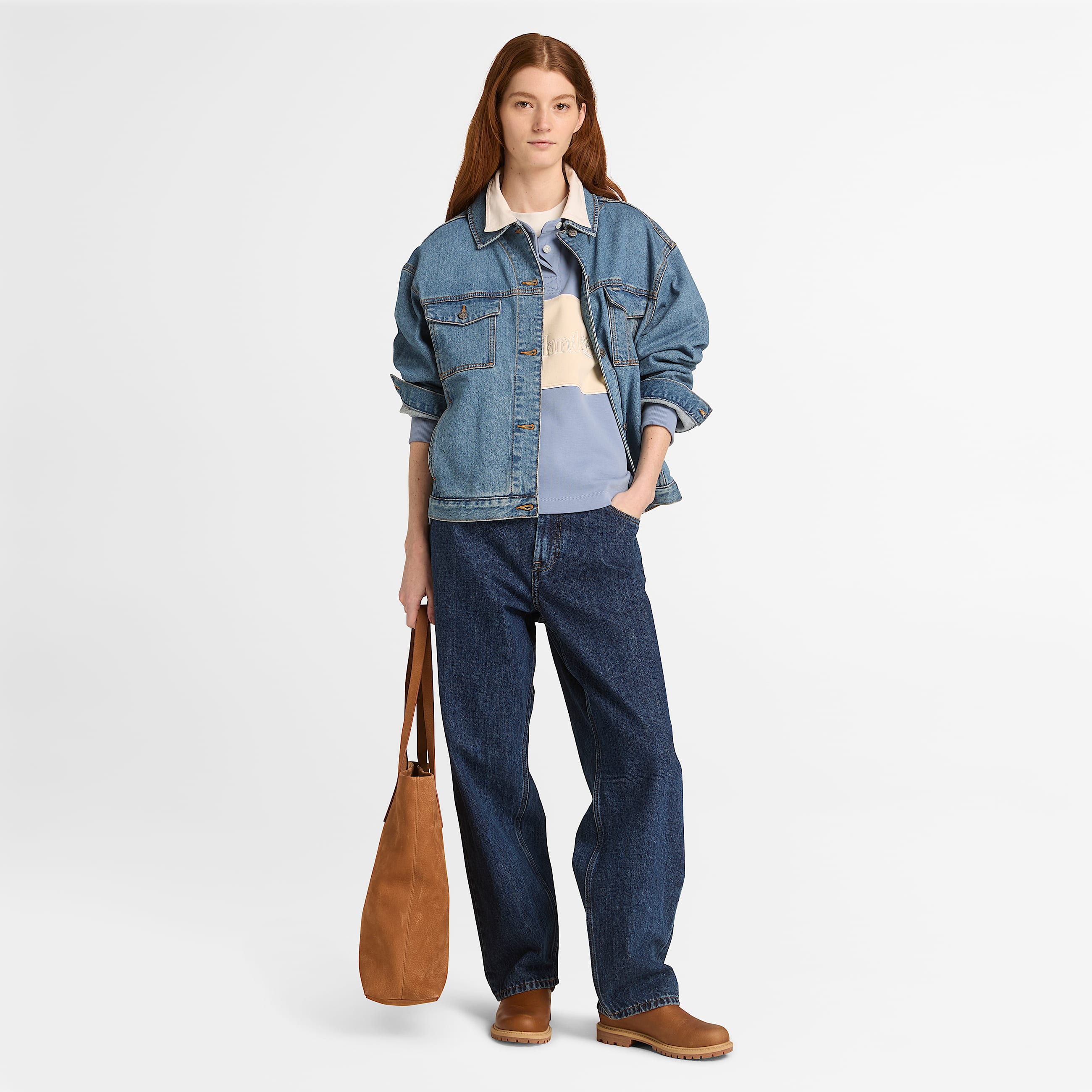 Polo de Rguebi Lush para Mulher em azul TBL azul ALT2