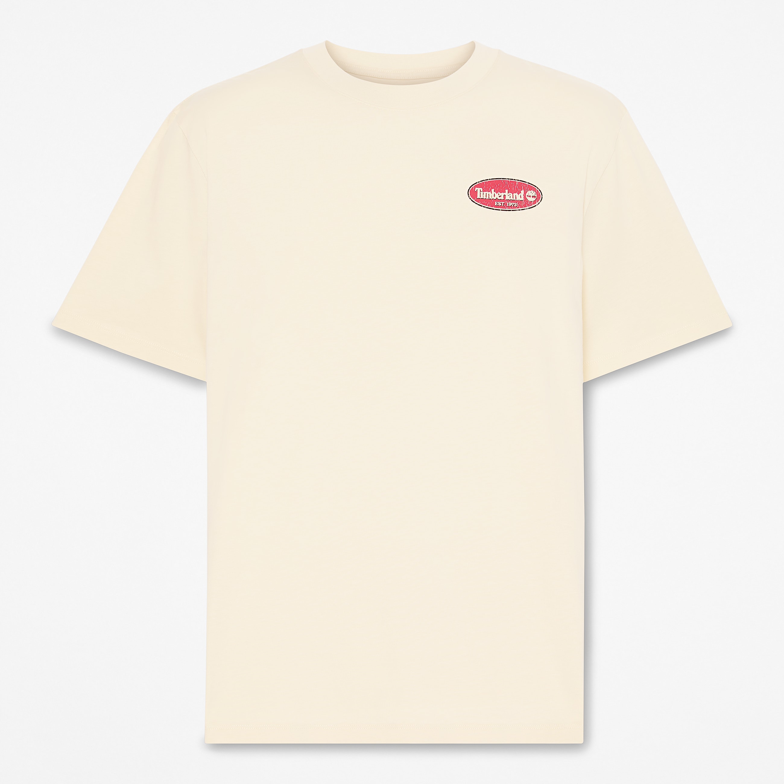 Tshirt Grfica Gas Station para Homem em bege TBL bege HERO