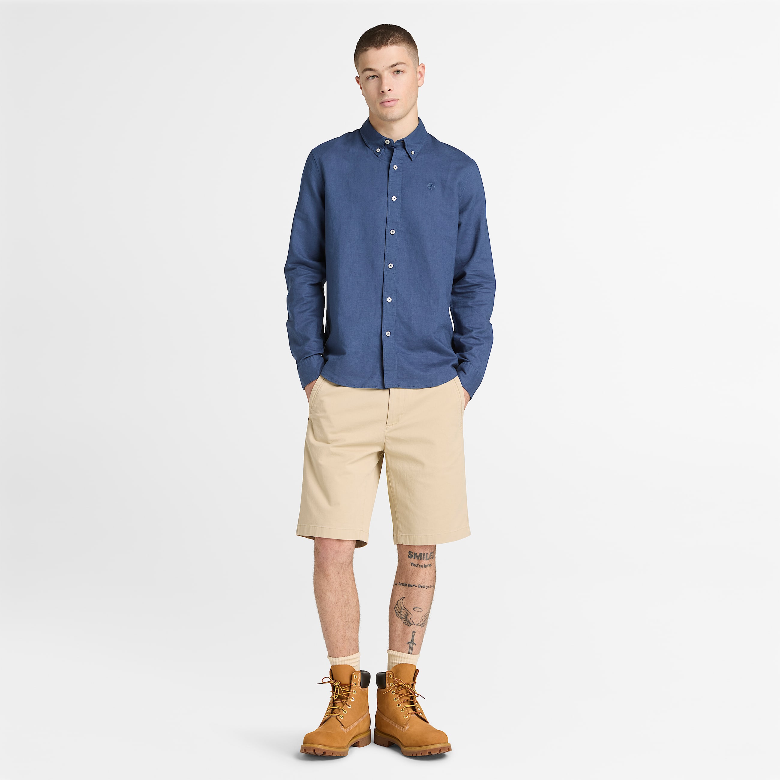 Topsfield ChinoShorts aus Twill fr Herren in Beige TBL Beige ALT2