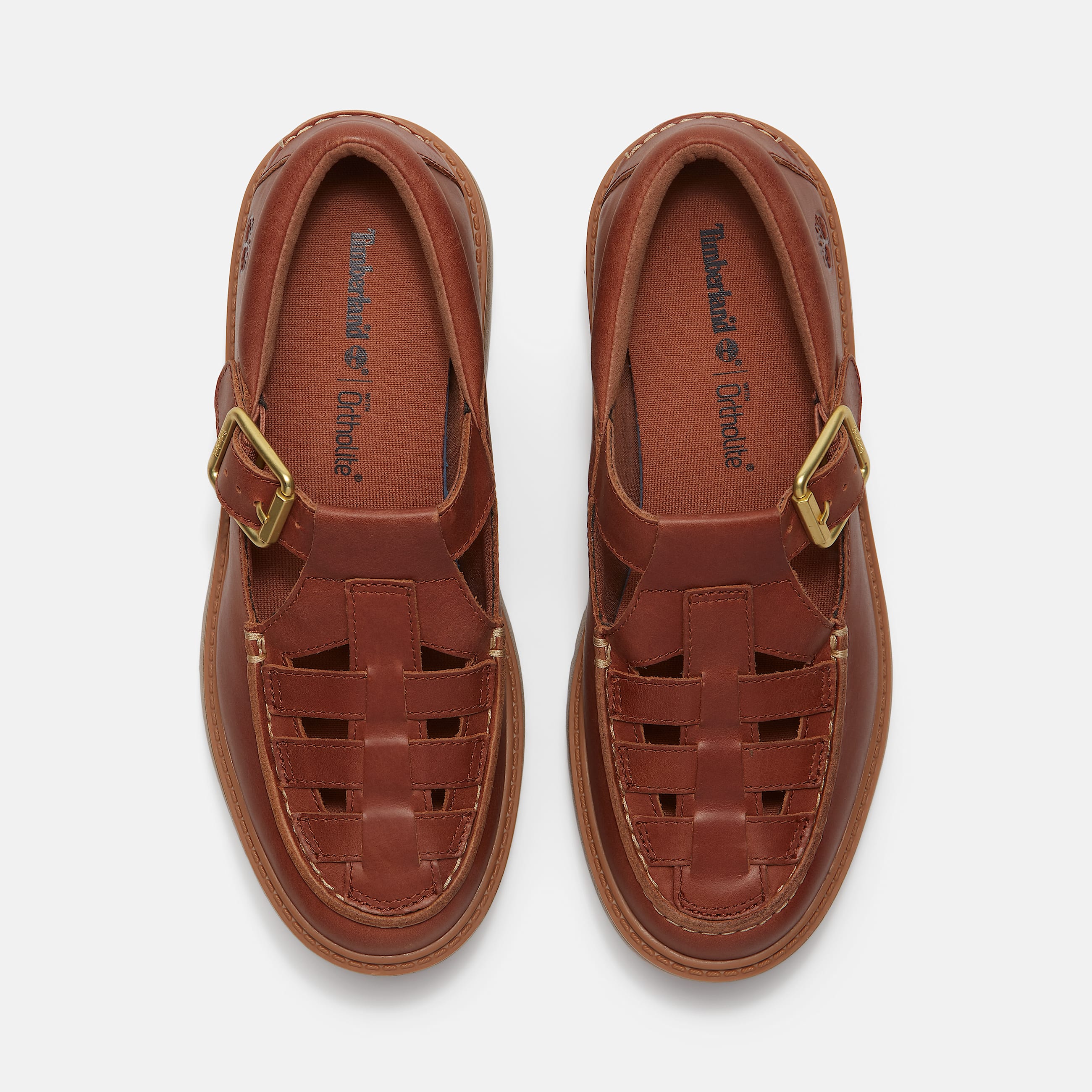 Sapato Plataforma com Fivela Stone Street para Mulher em castanho TBL castanho ALT2