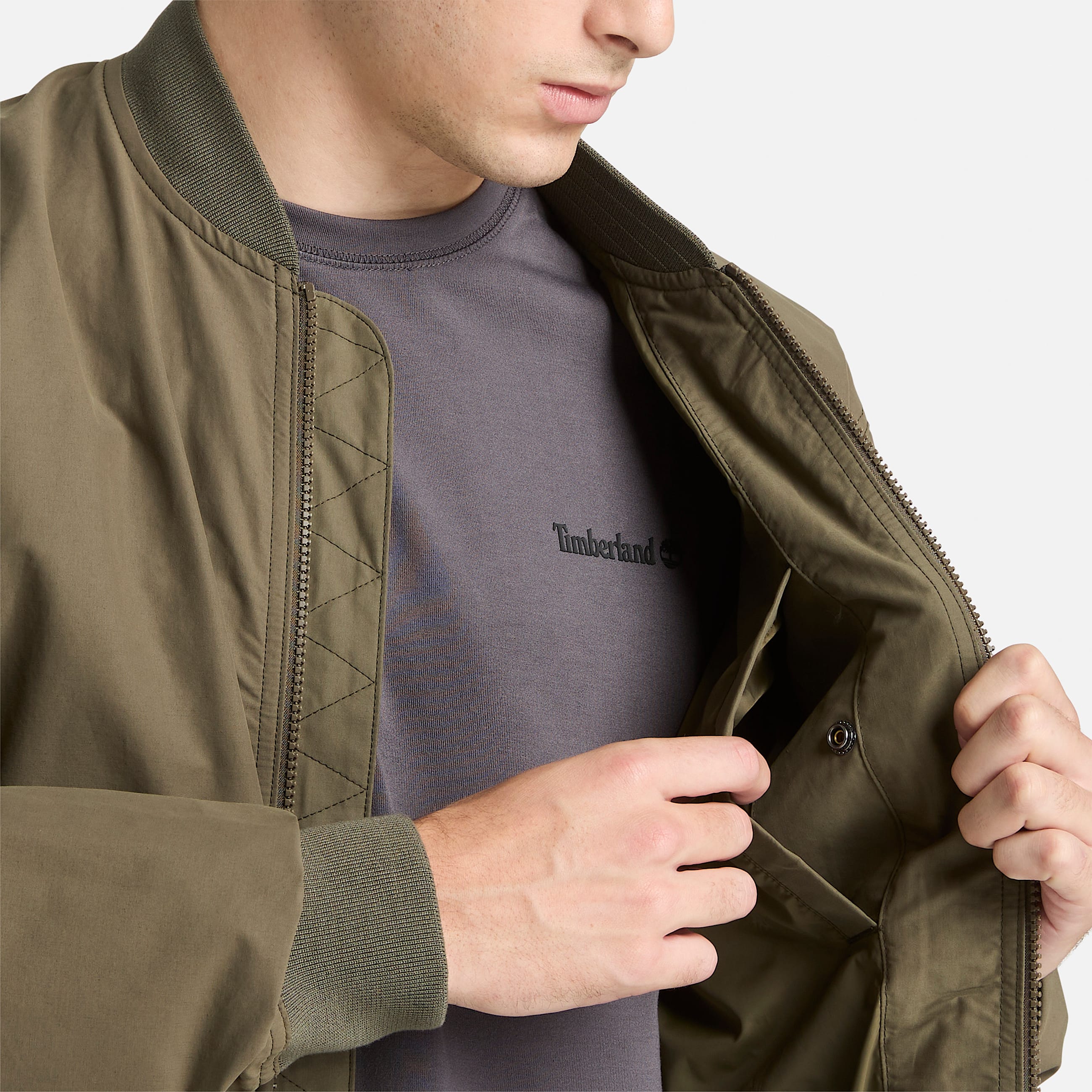 Bomber Hidrorrepelente Duradouro Utility para Homem em verde TBL verde ALT4